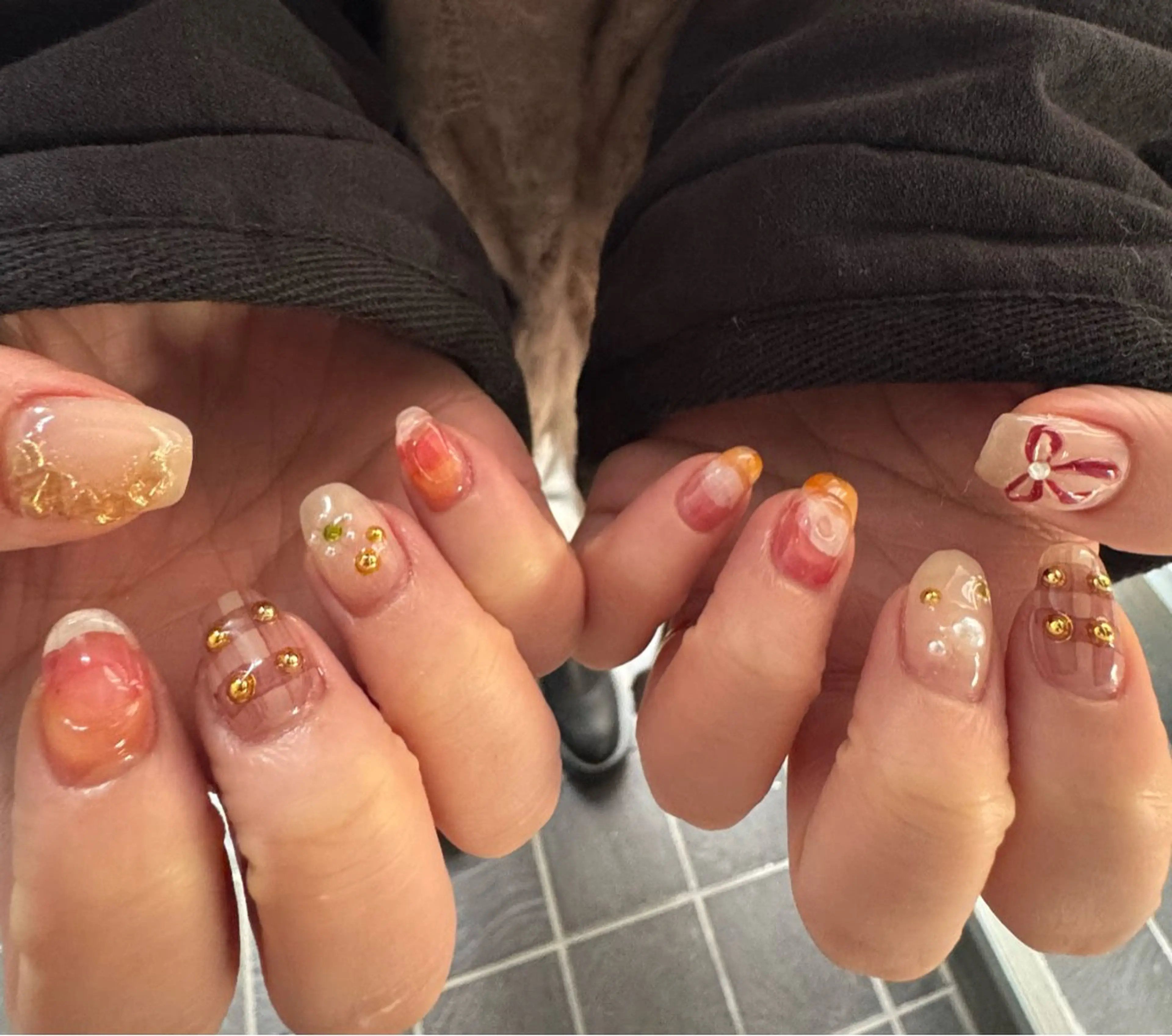 ネイル アートネイル MITSUKI🪡 海外/個性派/ロングのネイルデザイン