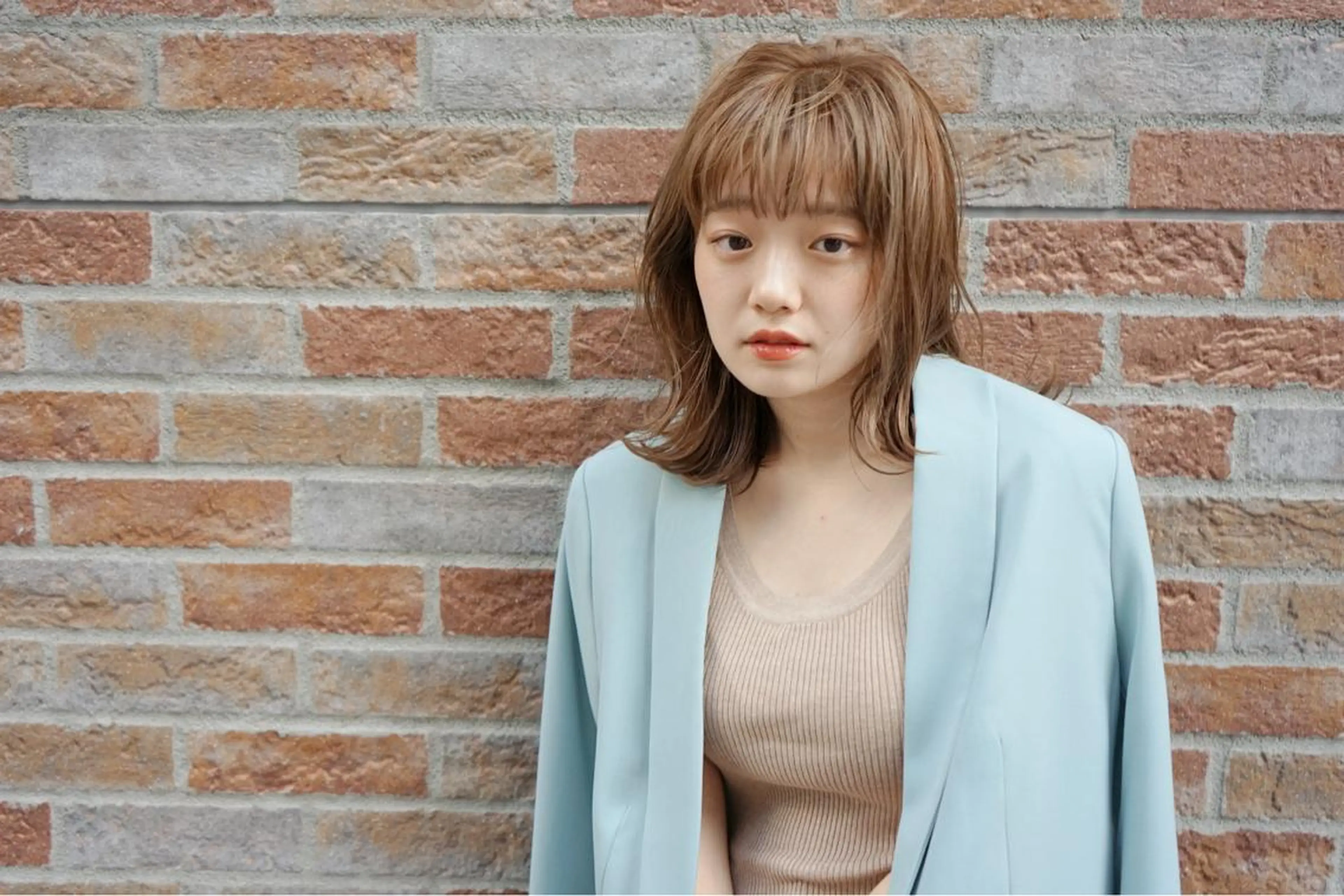 ミディアム カラー 透明感カラー 髪質改善×大人可愛い 艶髪🫧ダイトのヘアスタイル