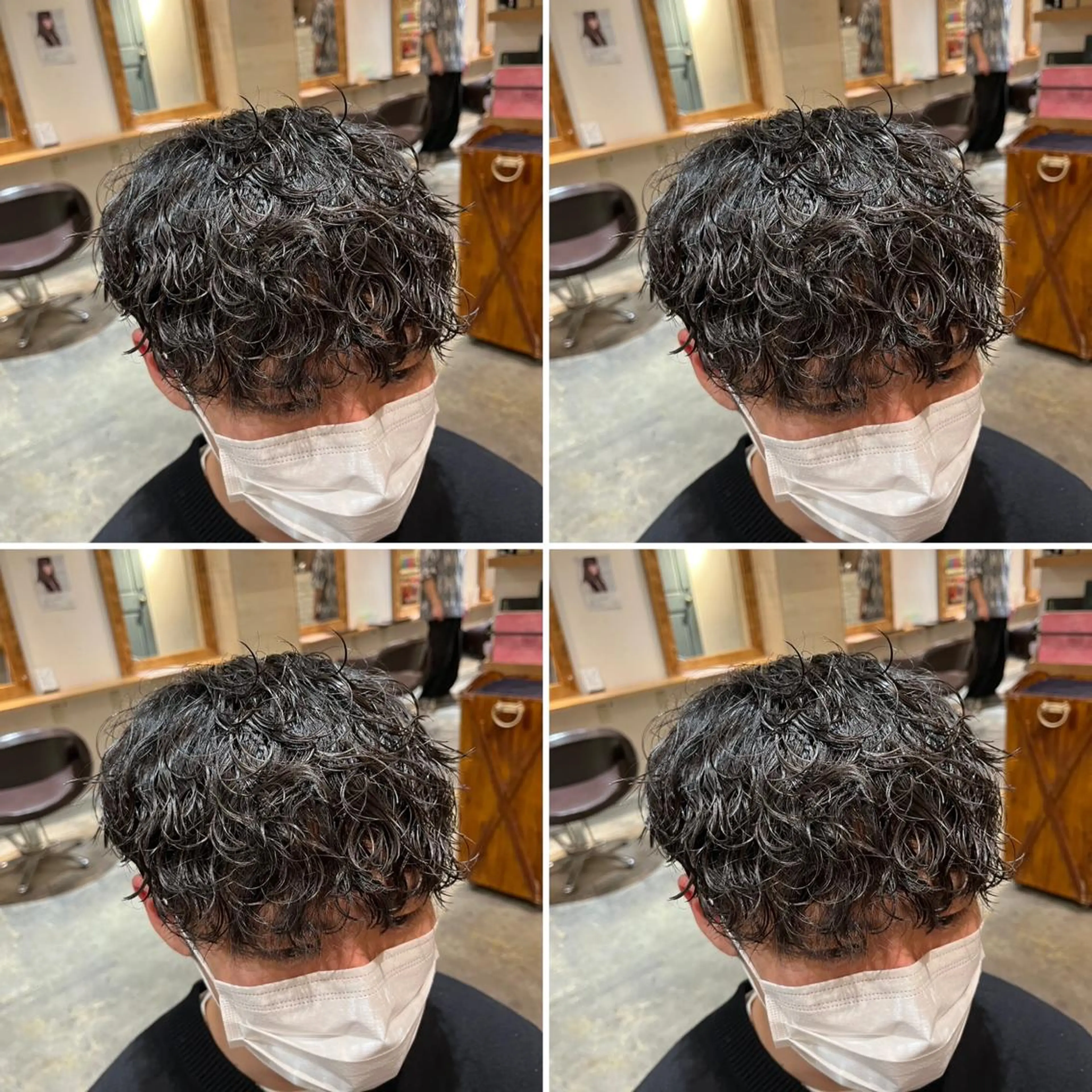 パーマ メンズ カット パーマ トリートメント ヘアセット 👑メンズパーマ特化 店長望月謙二郎👑のヘアスタイル
