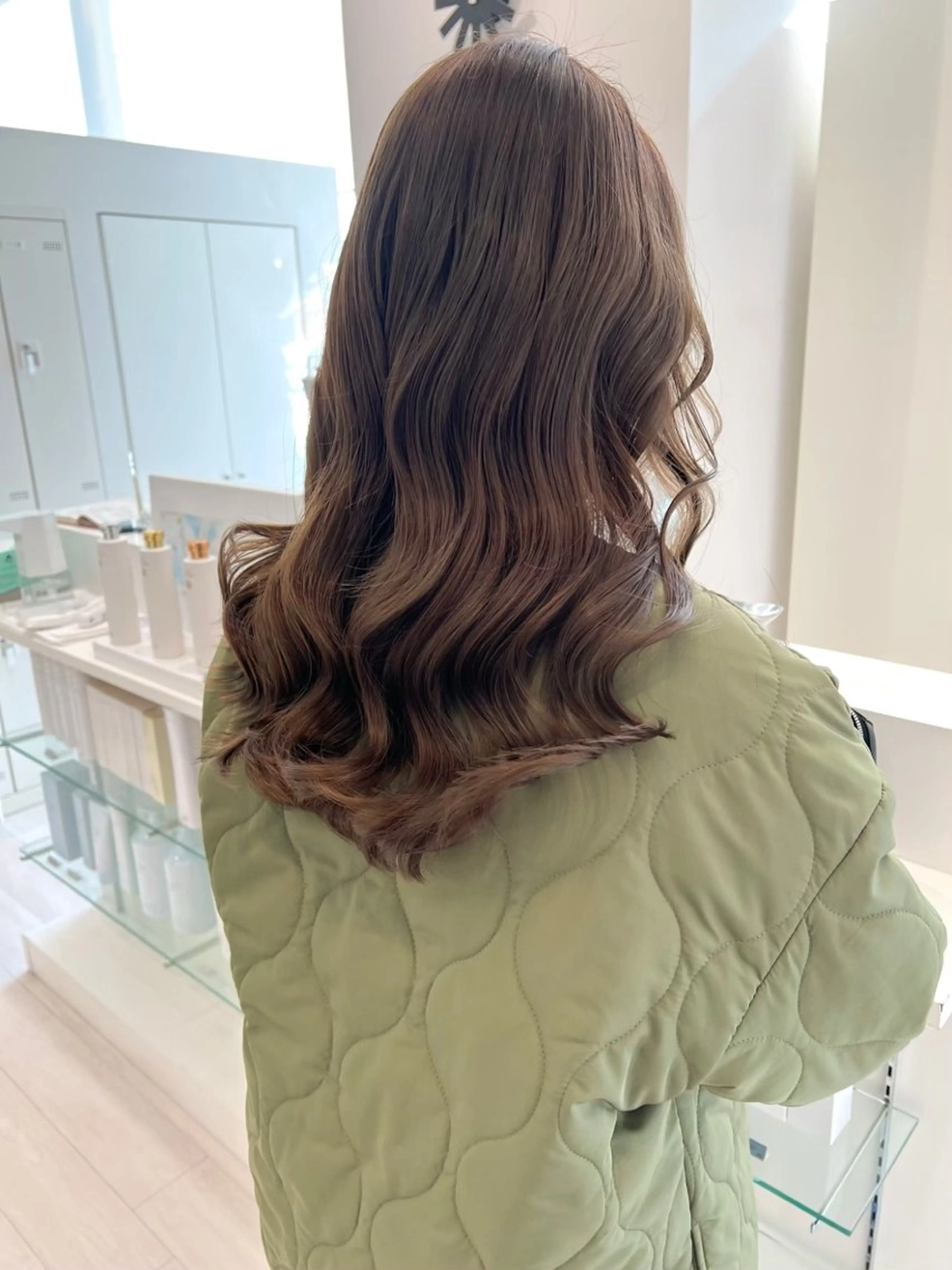 セミロング カラー ヘアカラー ParveMix ♡白神みやびのヘアスタイル