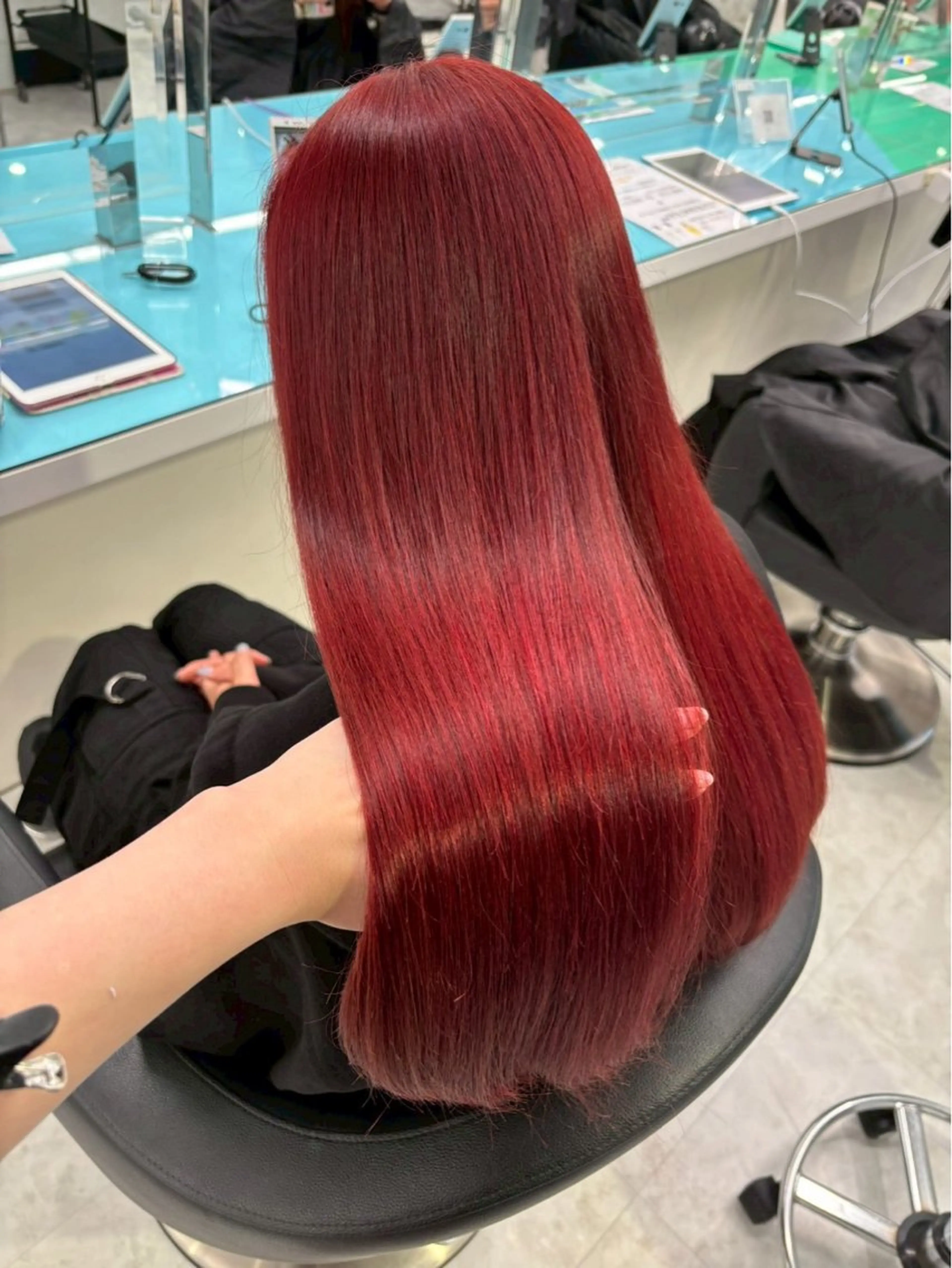 ロング カラー ヘアアレンジ カット ヘアカラー トリートメント えびけん/色落ちまで 可愛い♥️のヘアスタイル