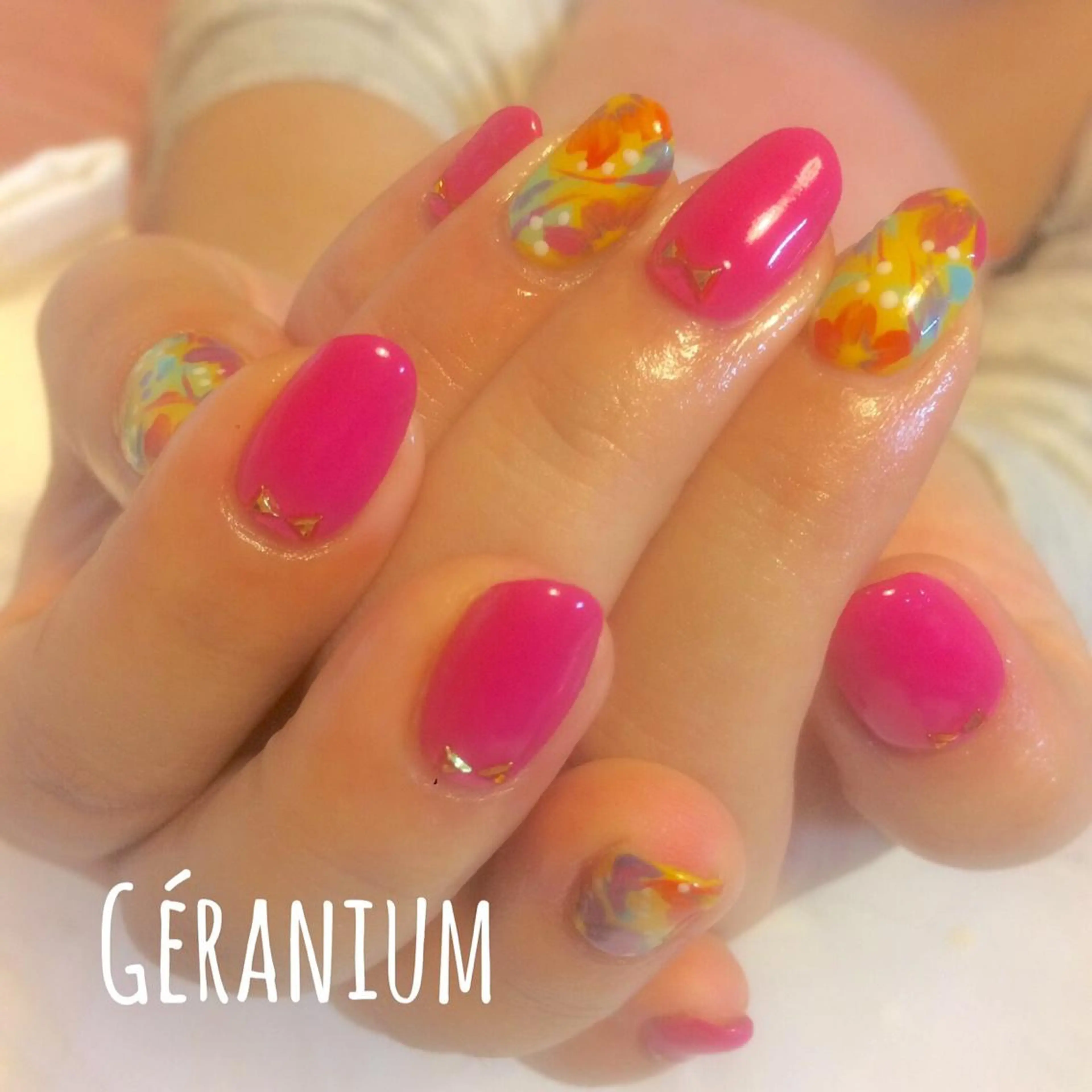 ネイル GéRanium Harukaのネイルデザイン