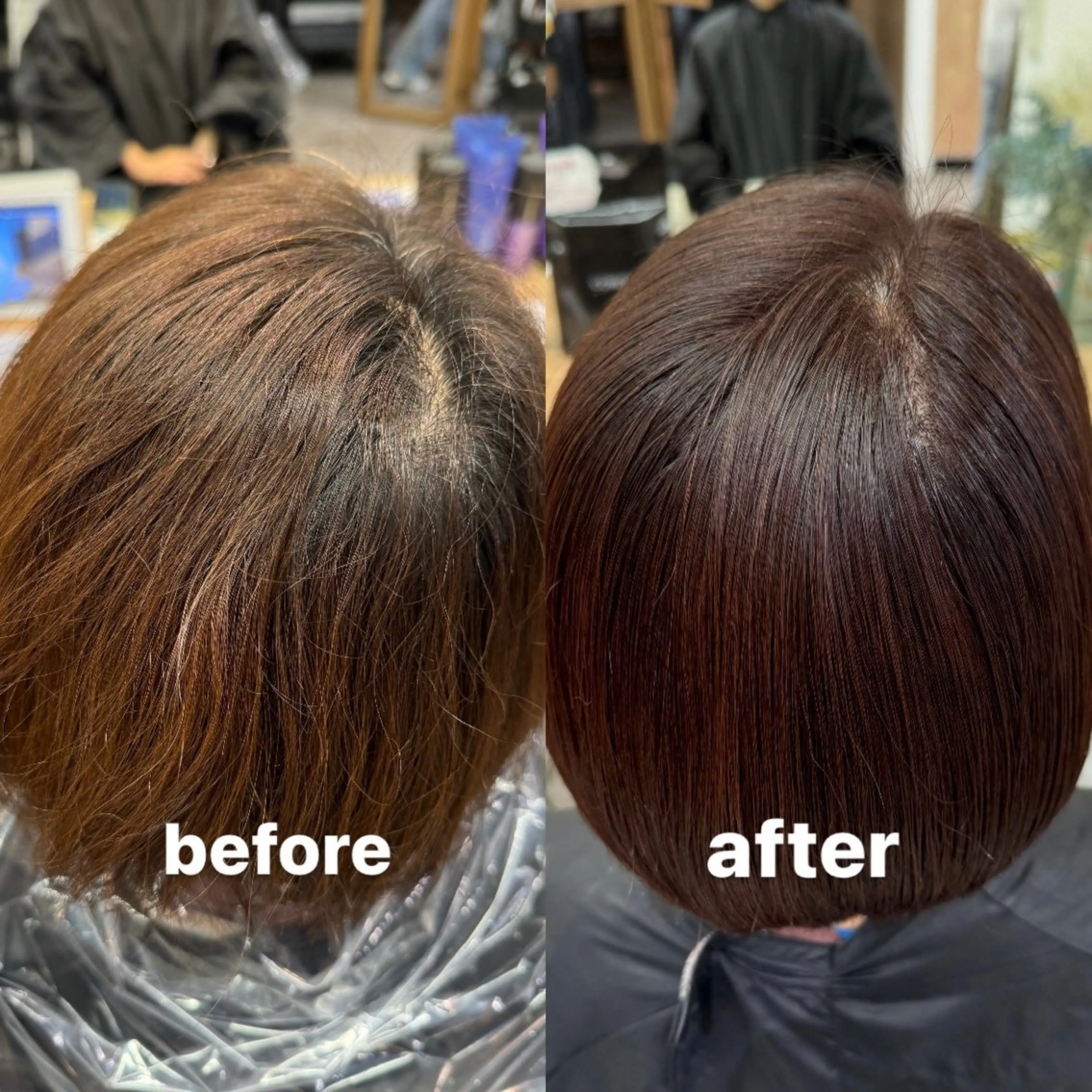 ショート カラー 縮毛矯正/艶髪カラー ヘアアレンジ/ひふみのヘアスタイル