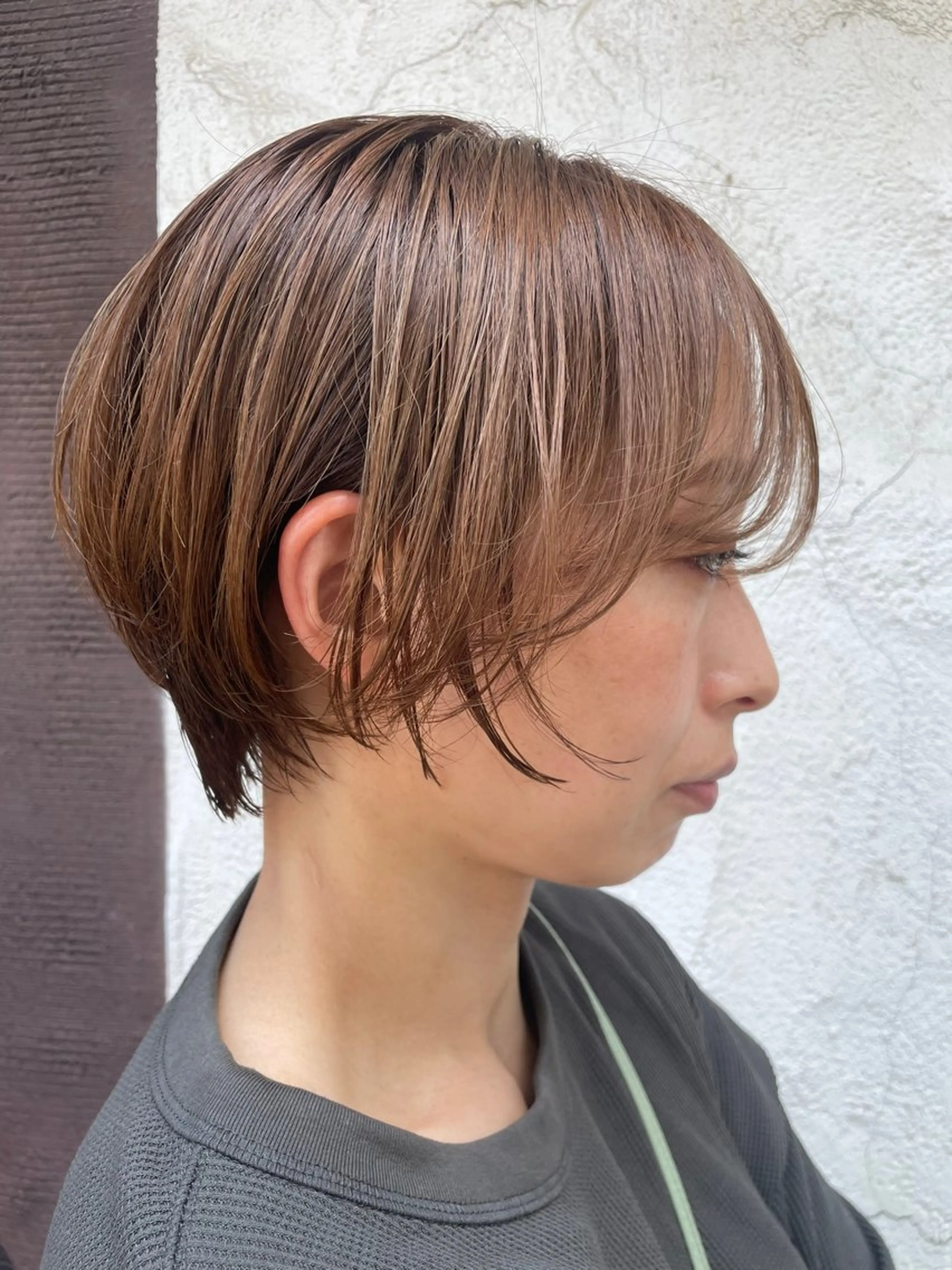 ショート ショートヘア ダメージレス特化🪩 パーマ ＡＭＩのヘアスタイル