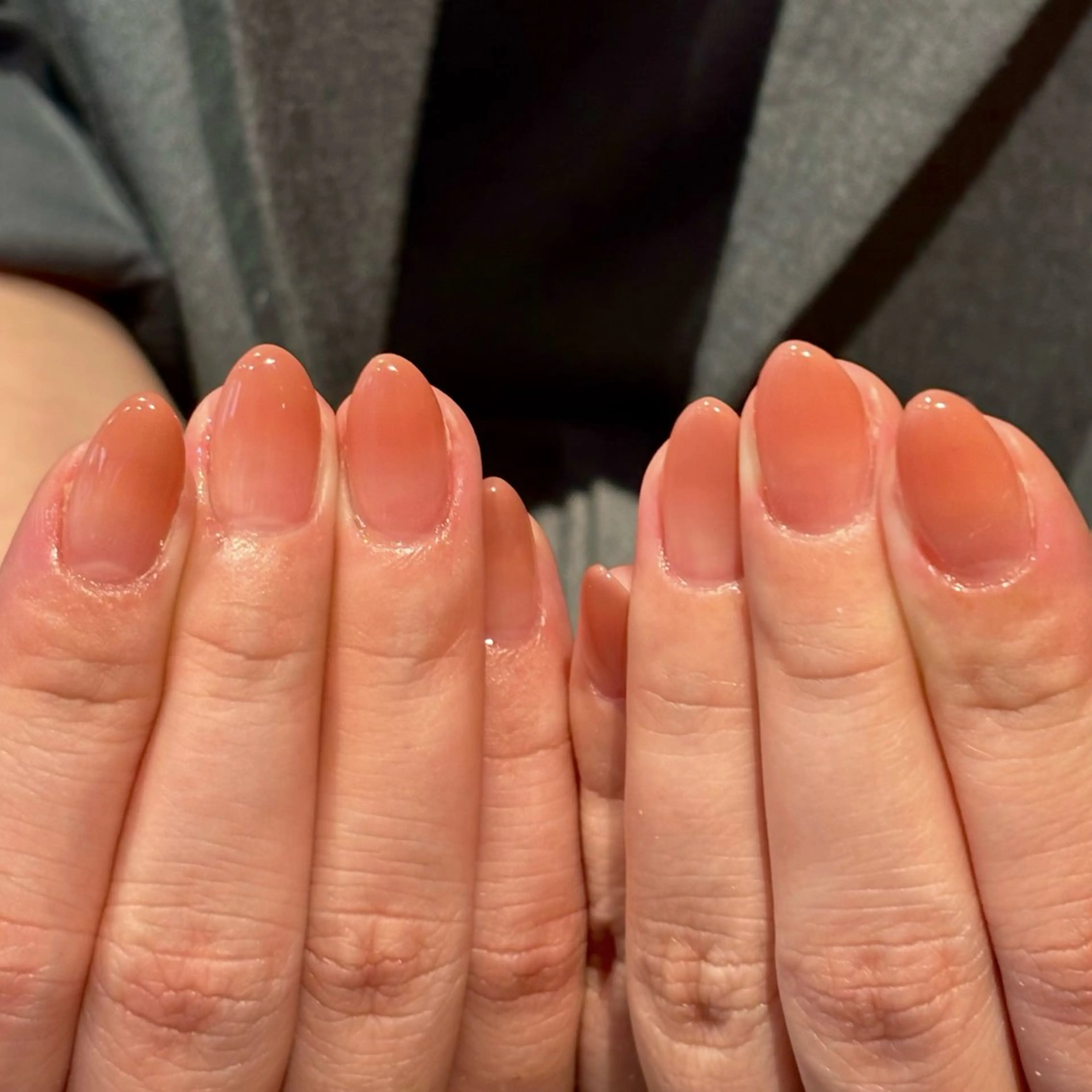 ネイル ジェルネイル グラデーション パラジェル ピンク シンプルネイル ハンドネイル Bianca名駅店 安田のネイルデザイン