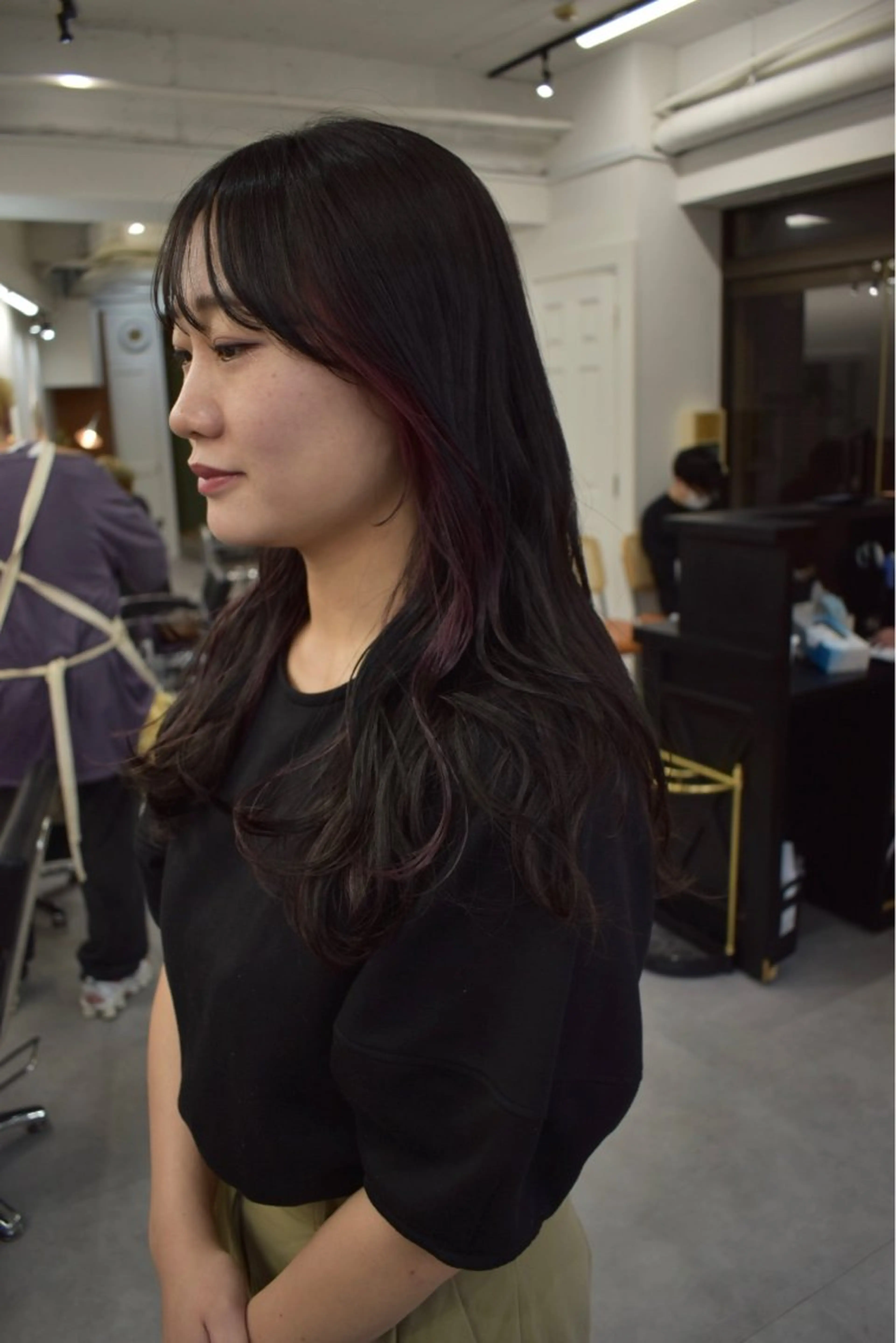 ロング カラー レイヤーボブ/ 艶カラー/サナ🌼のヘアスタイル