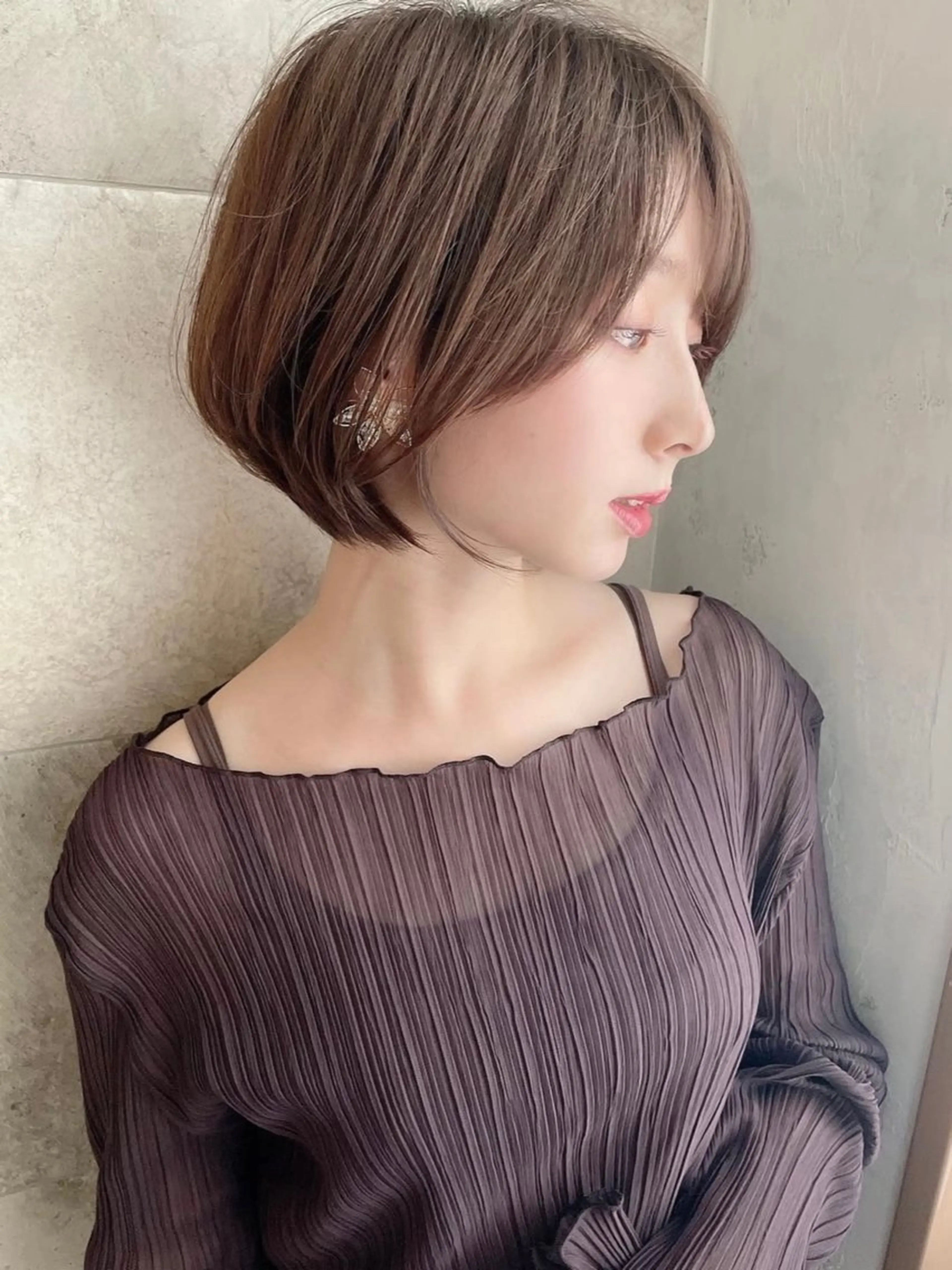 ショート カラー 透明感カラー 似合わせカット 小顔カット ショート/ボブ 岡田洸太のヘアスタイル