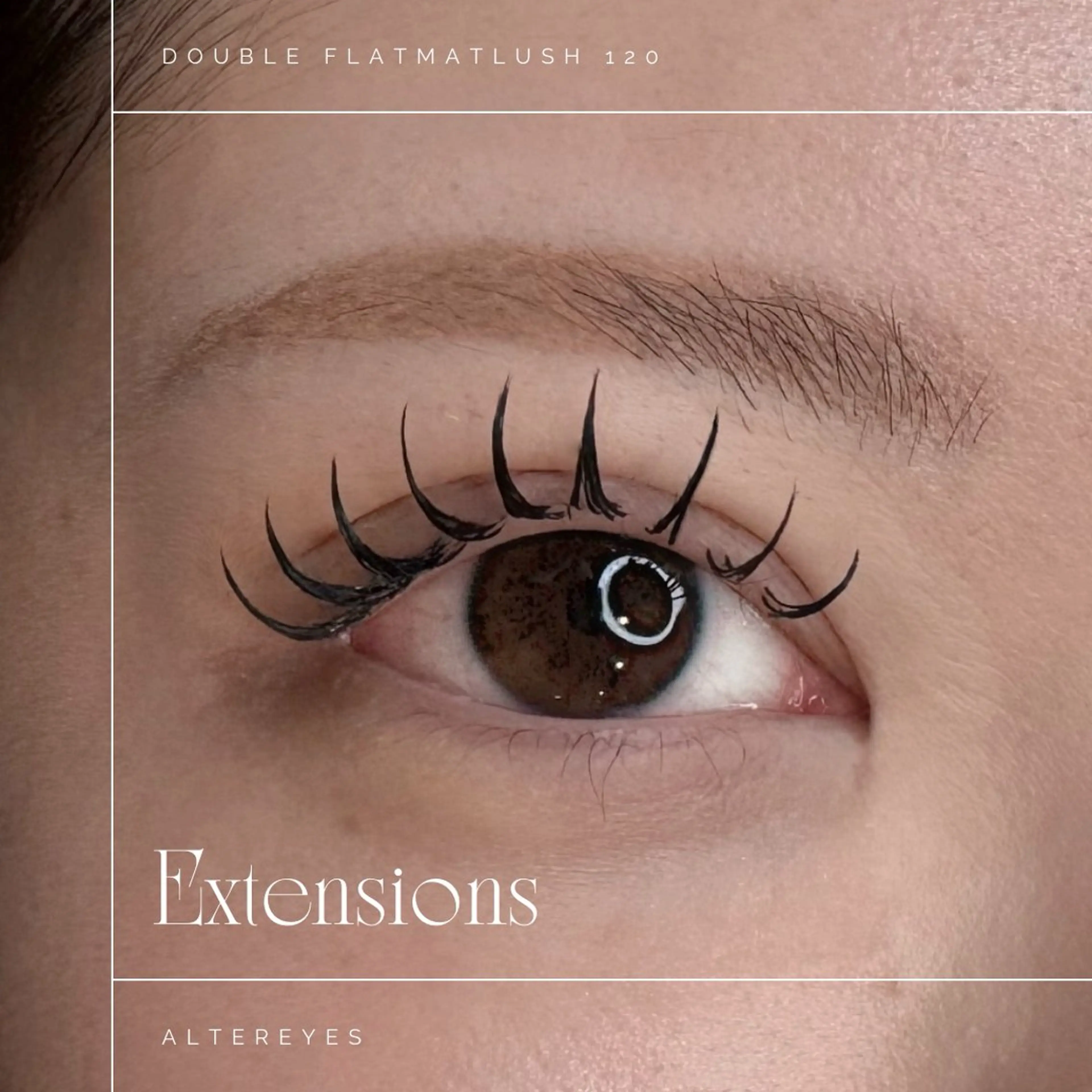 まつパ・ダブルフラット60束[名古屋駅/マツエク/パリエク] オフあり+￥550(+20分)の写真