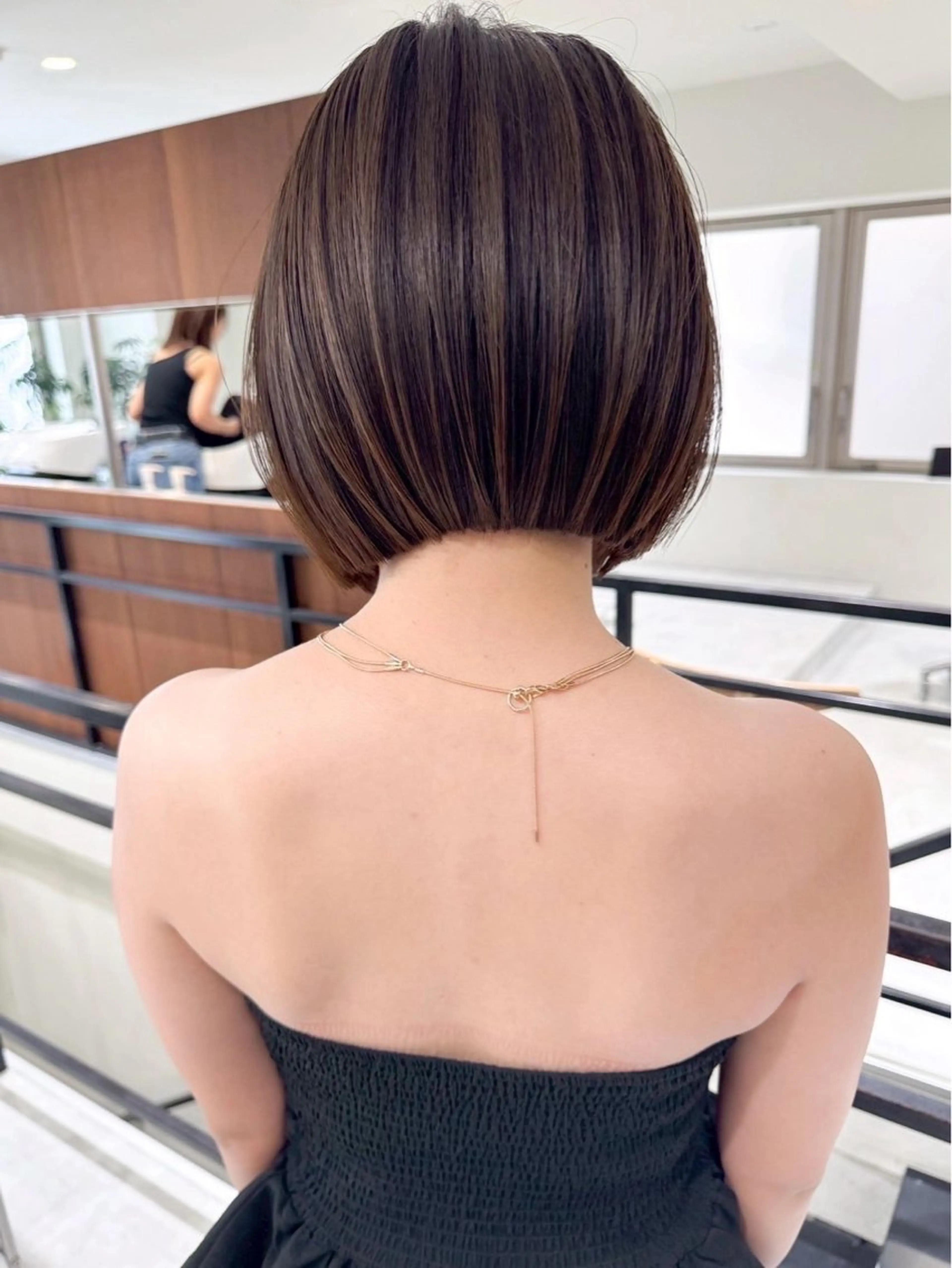 ショート カラー カット ヘアカラー トリートメント Amaretto かなのヘアスタイル