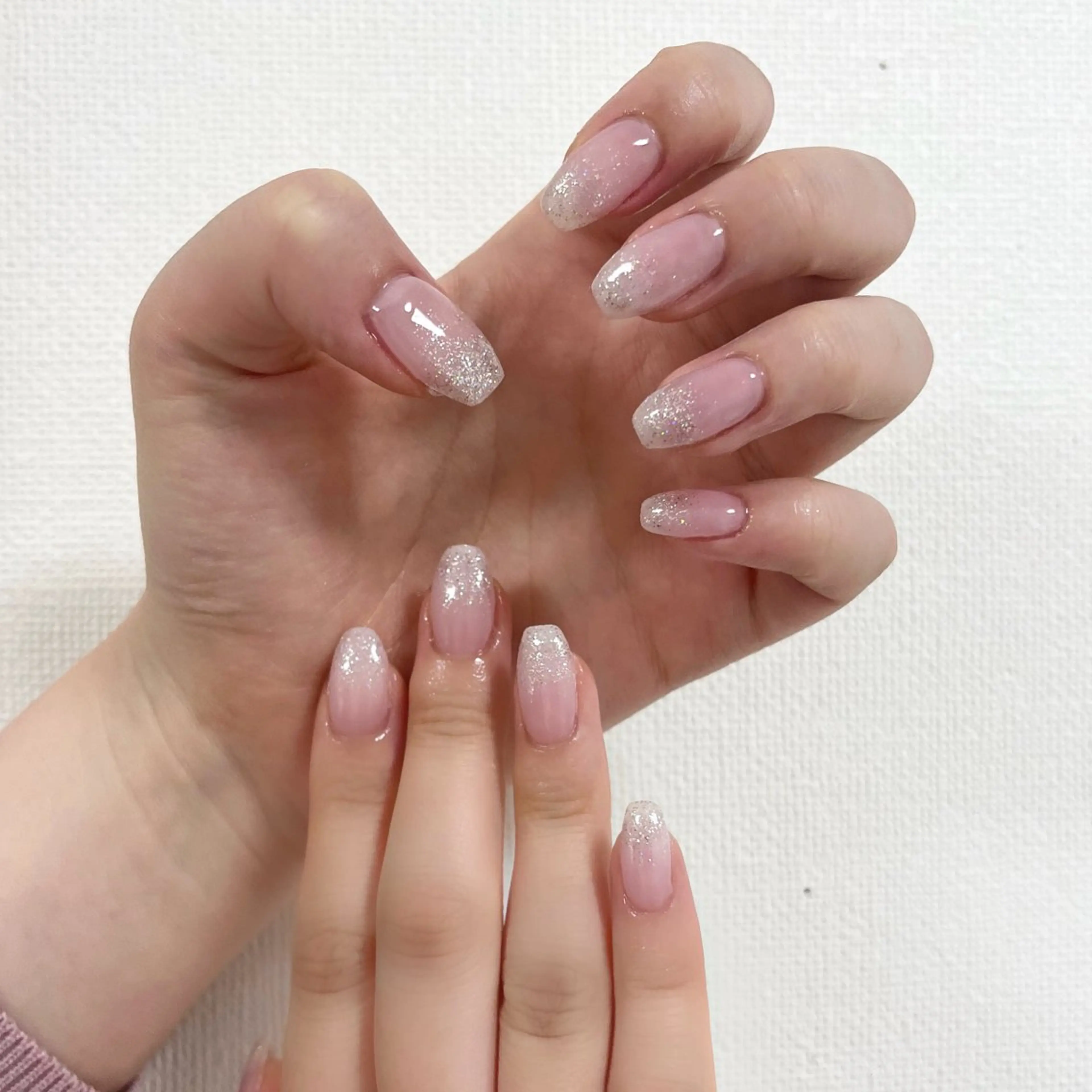 ネイル グラデーション ラメ(グリッター) ラメグラデーション ハンドネイル ayaca ♡のネイルデザイン