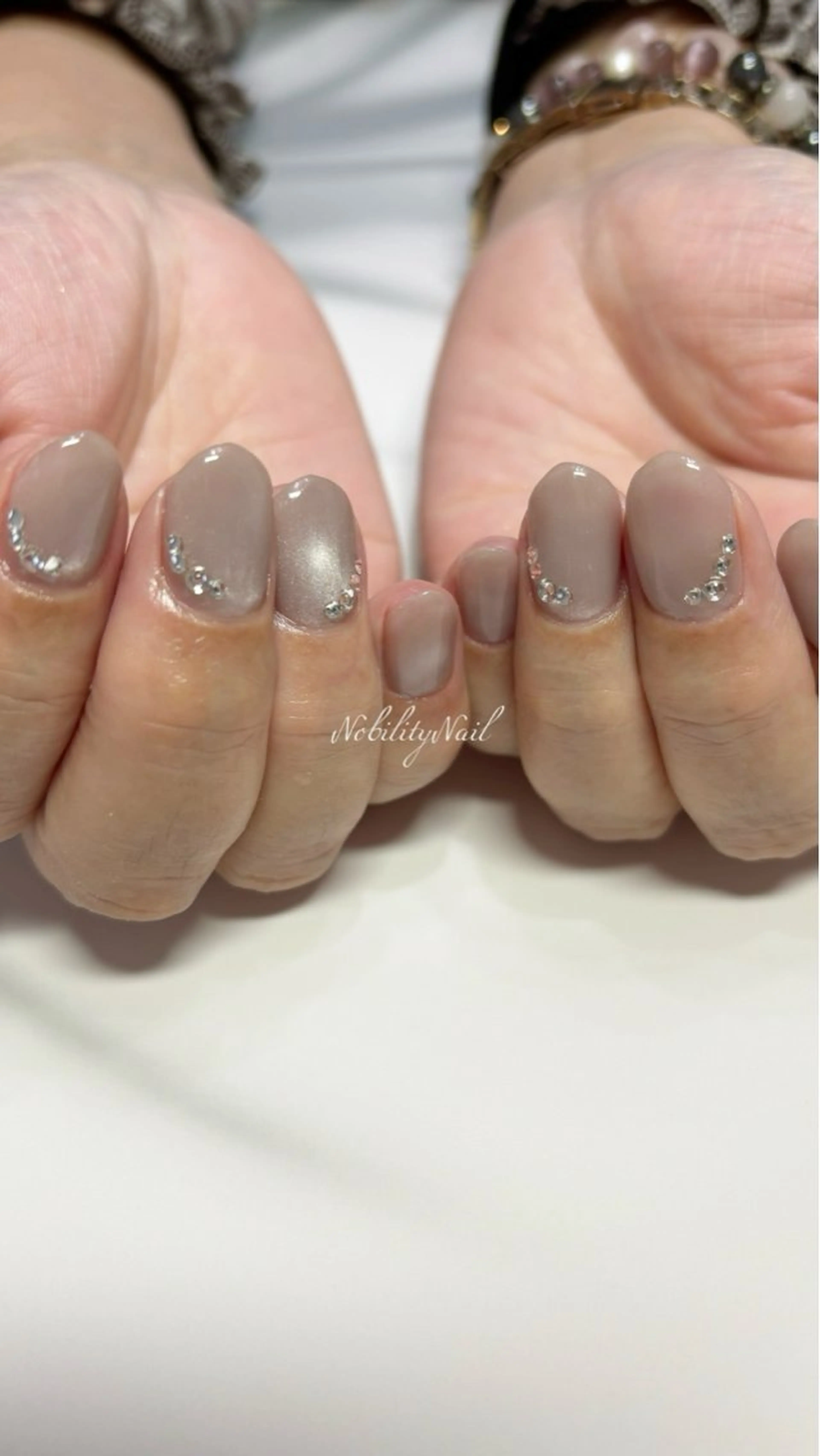 ネイル ジェルネイル マグネットネイル ネイルサロンNobilityNail所属・風口 麻由子のネイルデザイン