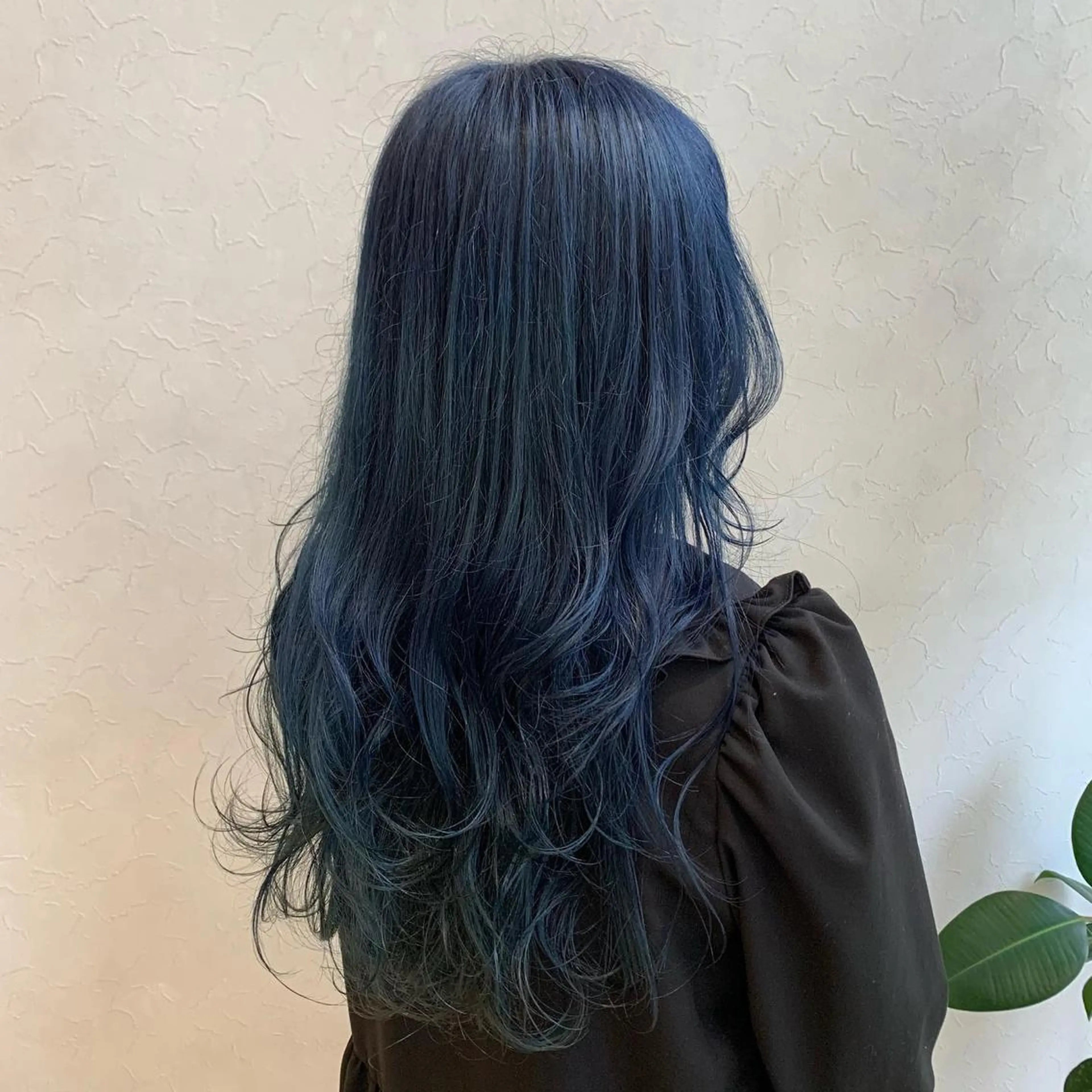 ロング カラー ブルーカラー メンズ指名多数!! SiLO 田島のヘアスタイル