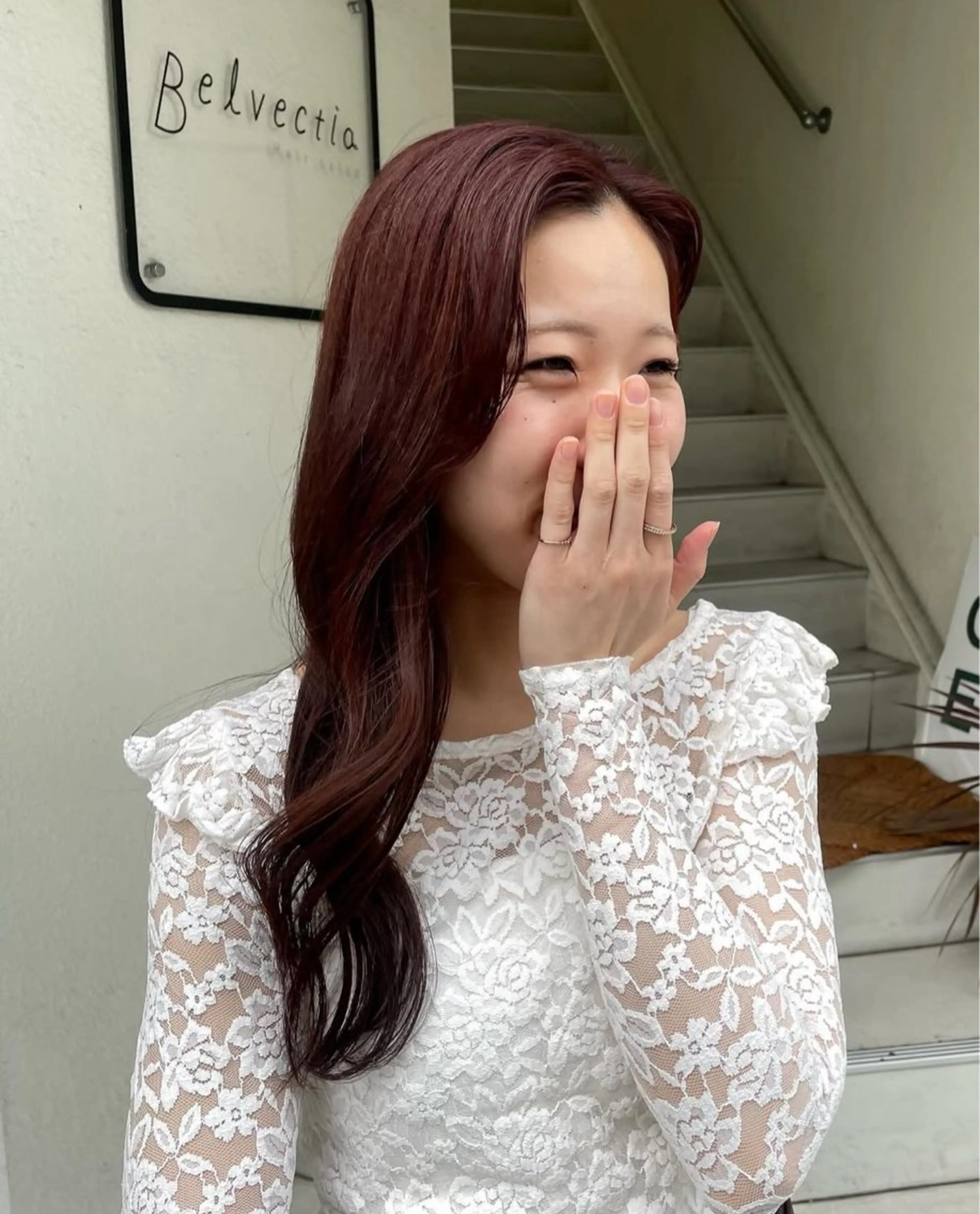 カラー 仲田 野愛のヘアスタイル