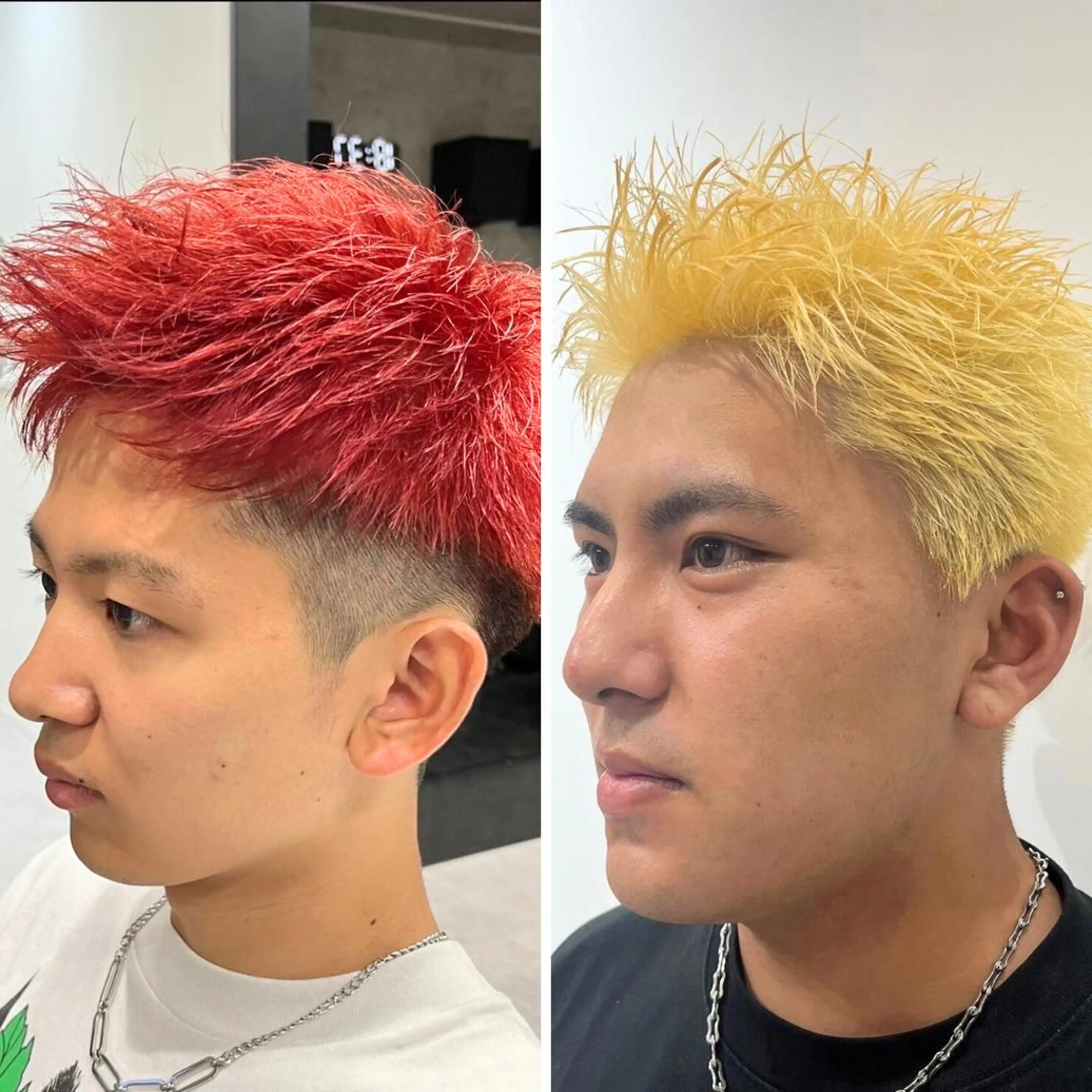 ショート メンズ 【店長】メンズ職人 短髪　ハイトーン🔥のヘアスタイル