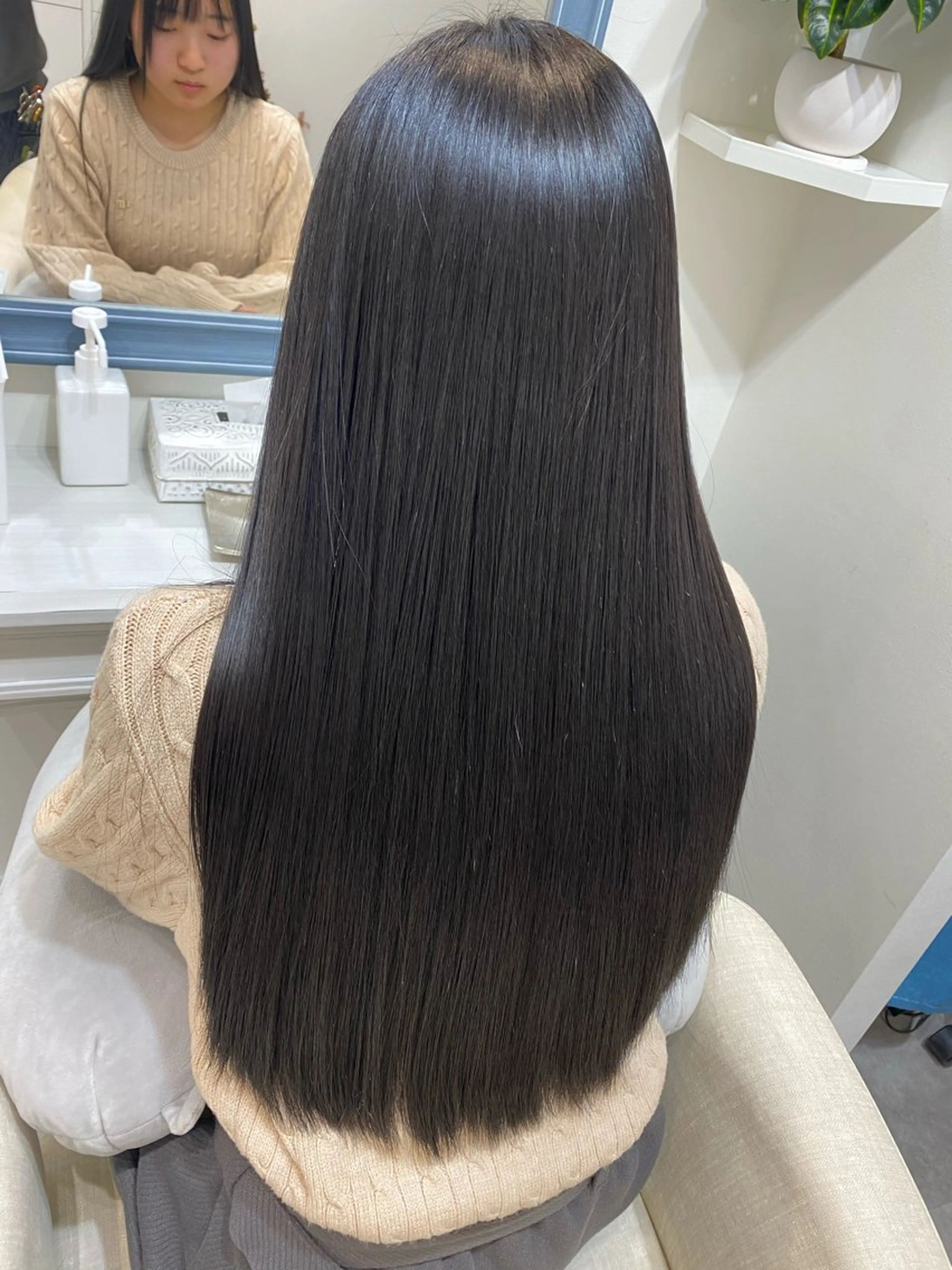 ロング 髪質改善 縮毛矯正 カット 縮毛矯正 トリートメント 【乾かすだけで革命】 早矢仕正志のヘアスタイル