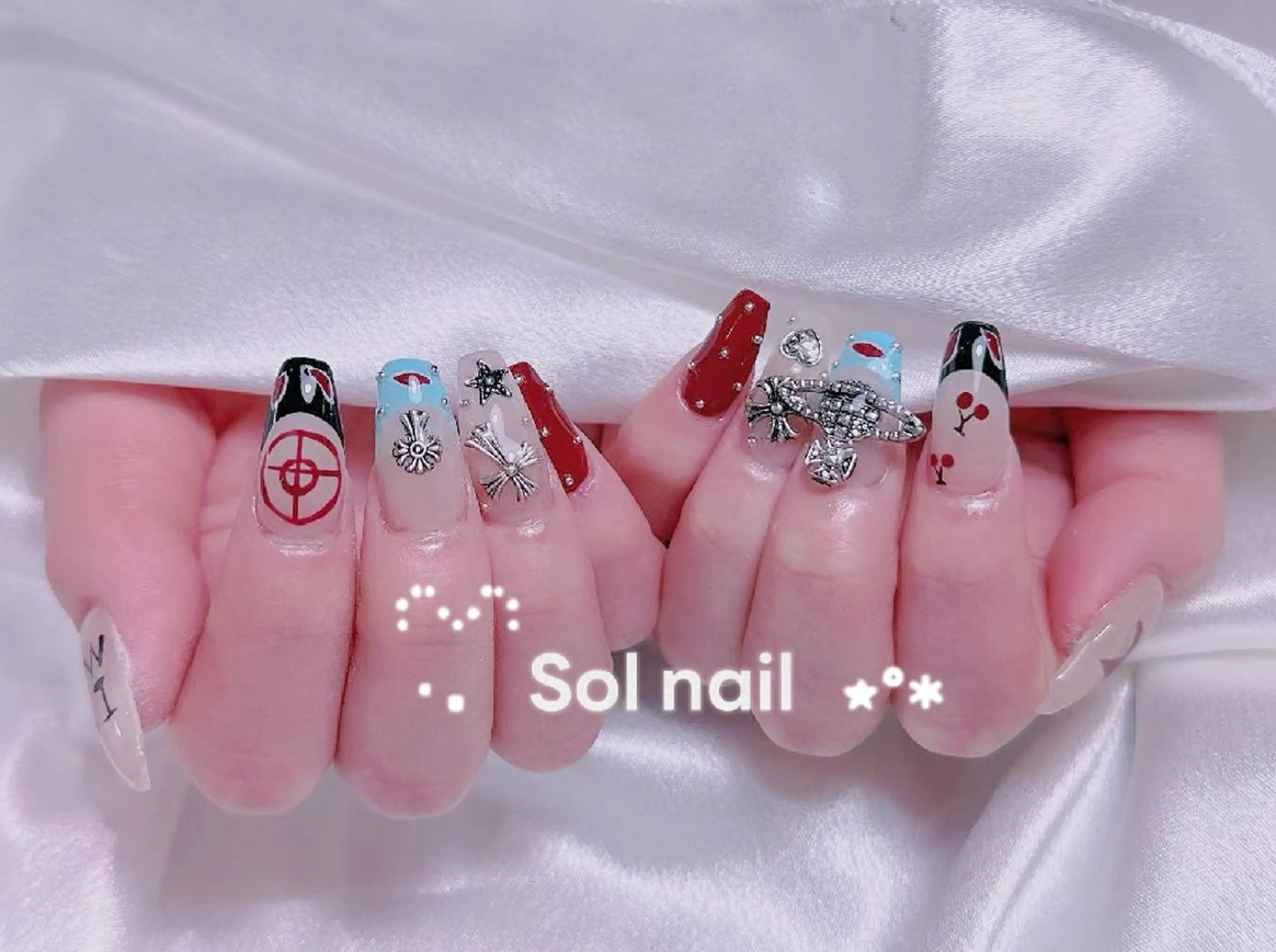 ネイル ハンドネイル ハンドケア パラジェル＆フィルイン取り扱いサロンSol Nail所属・Sol Nail ミネのネイルデザイン