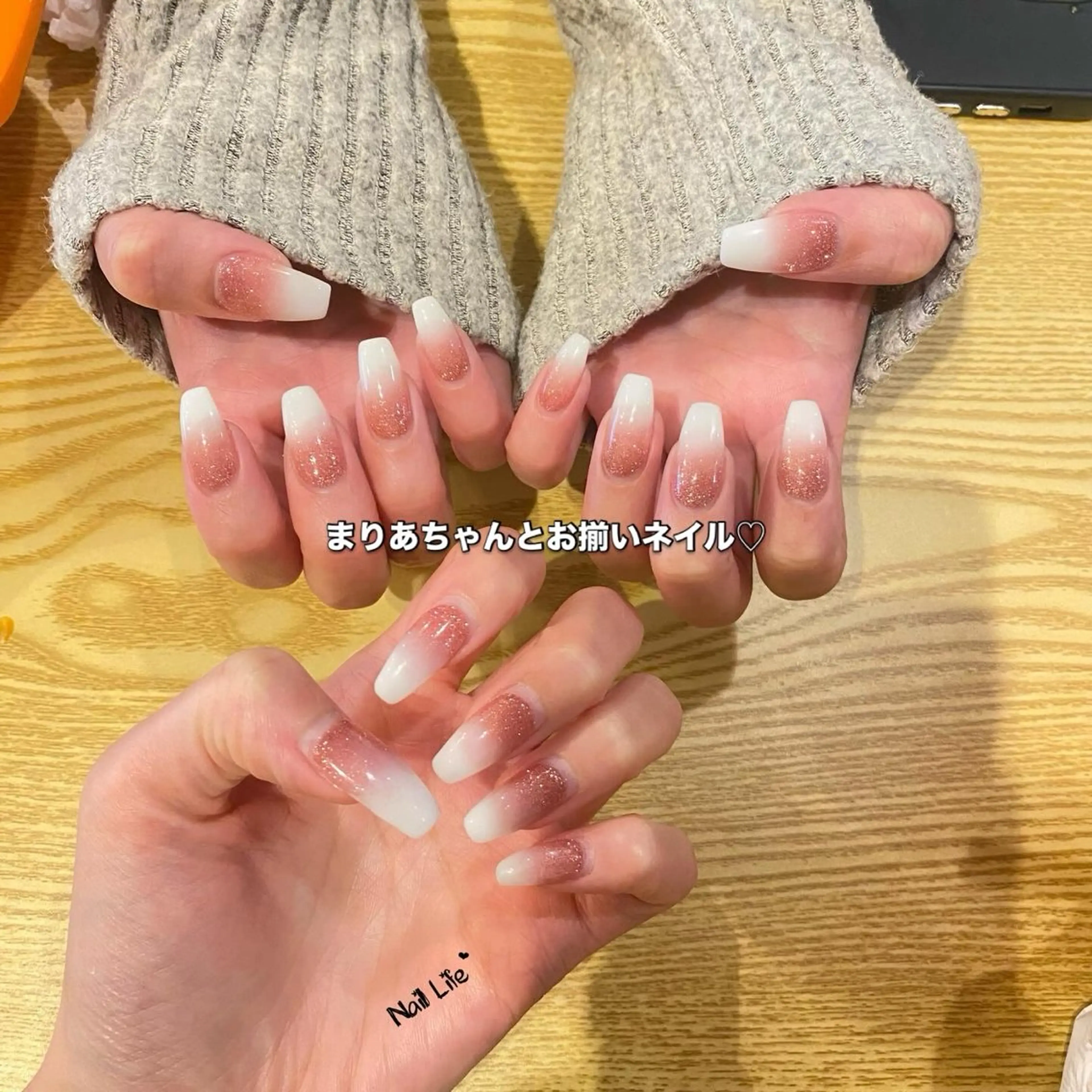 ネイル おそろいネイル Nail Lifeのネイルデザイン