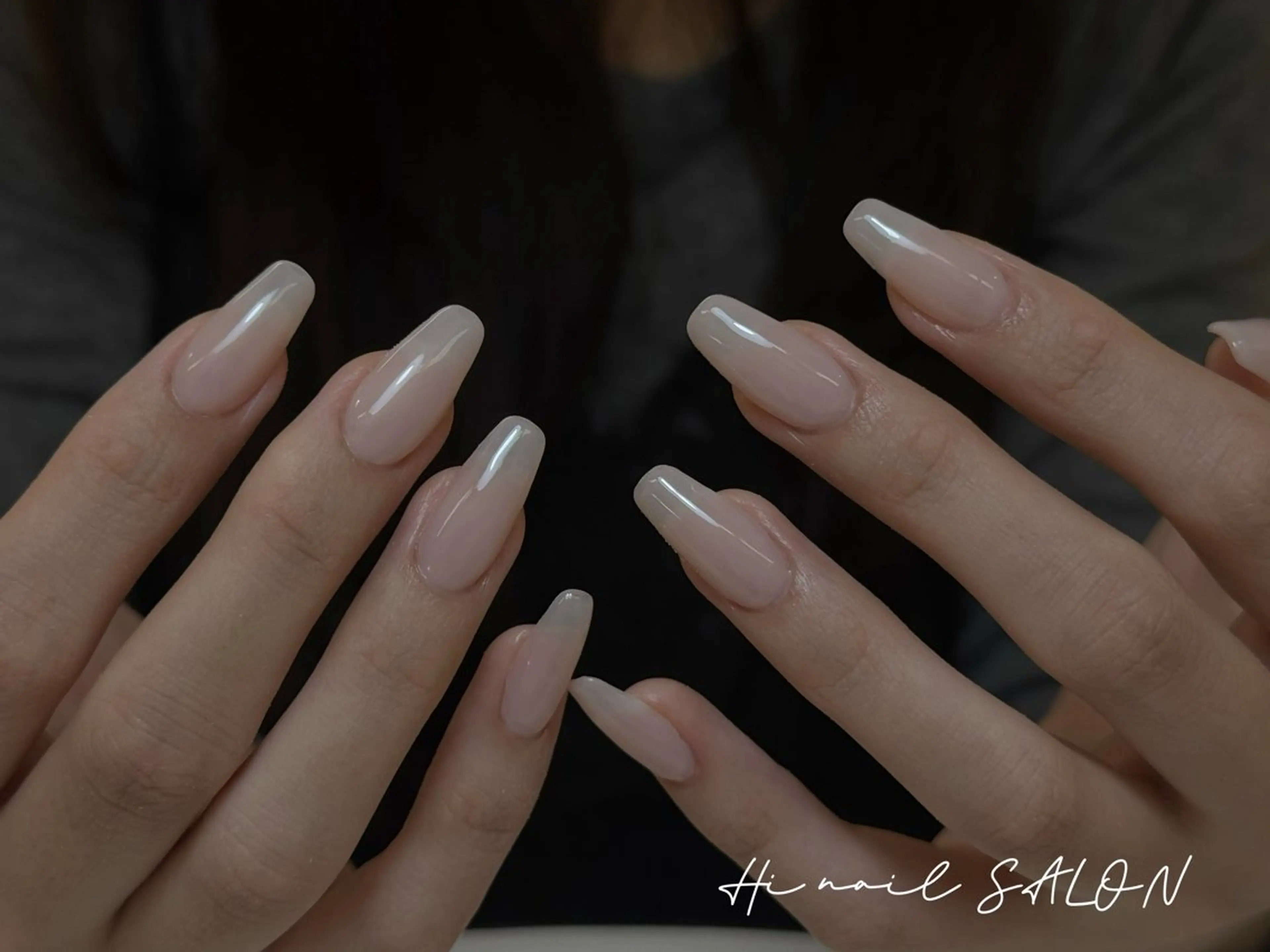 ネイル チークネイル フレンチネイル 韓国ネイル マグネットネイル 持ち込み ハンドネイル Hi nail🎀 池袋kozueのネイルデザイン