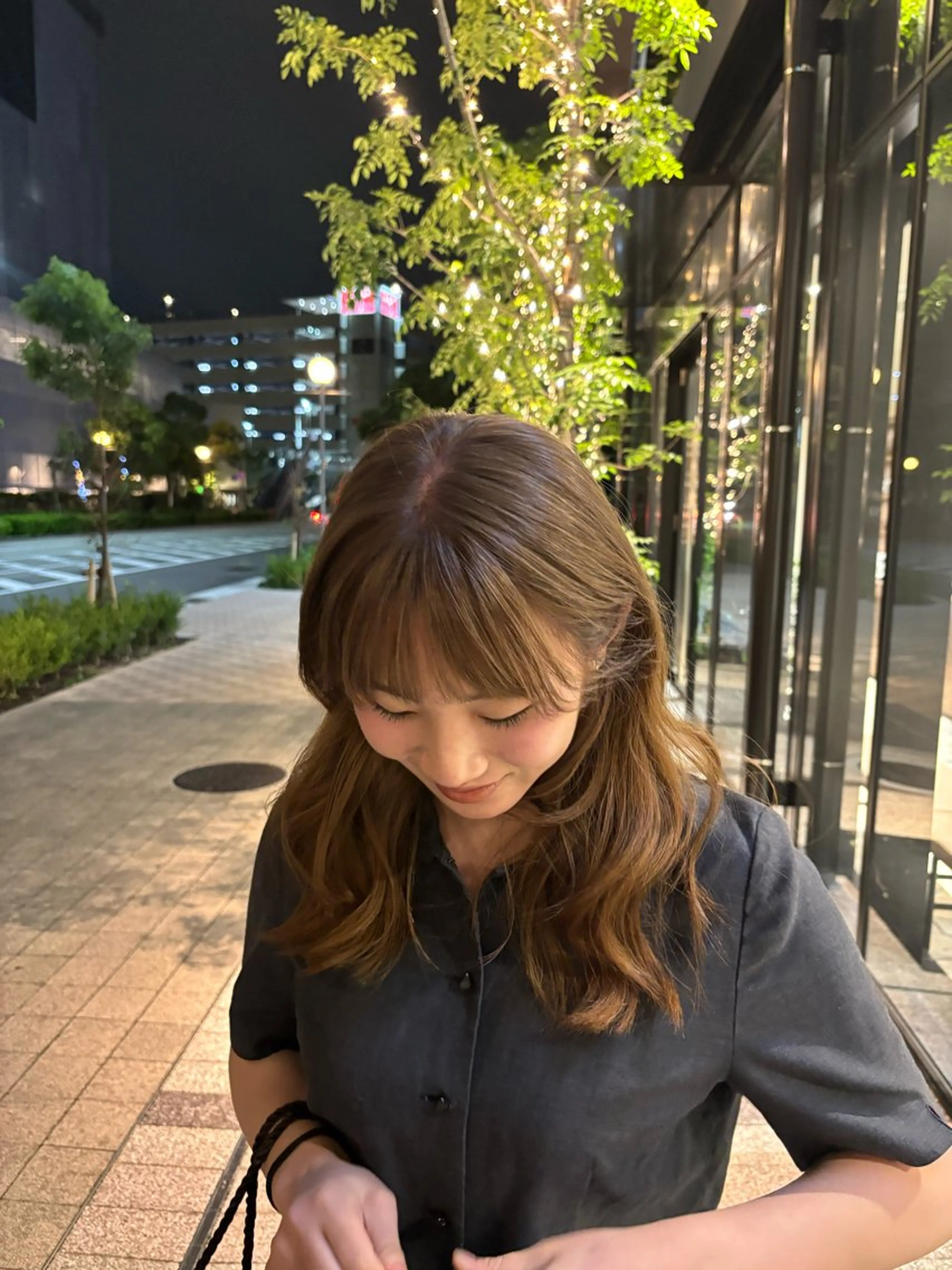 ミディアム 太田代 桃のヘアスタイル