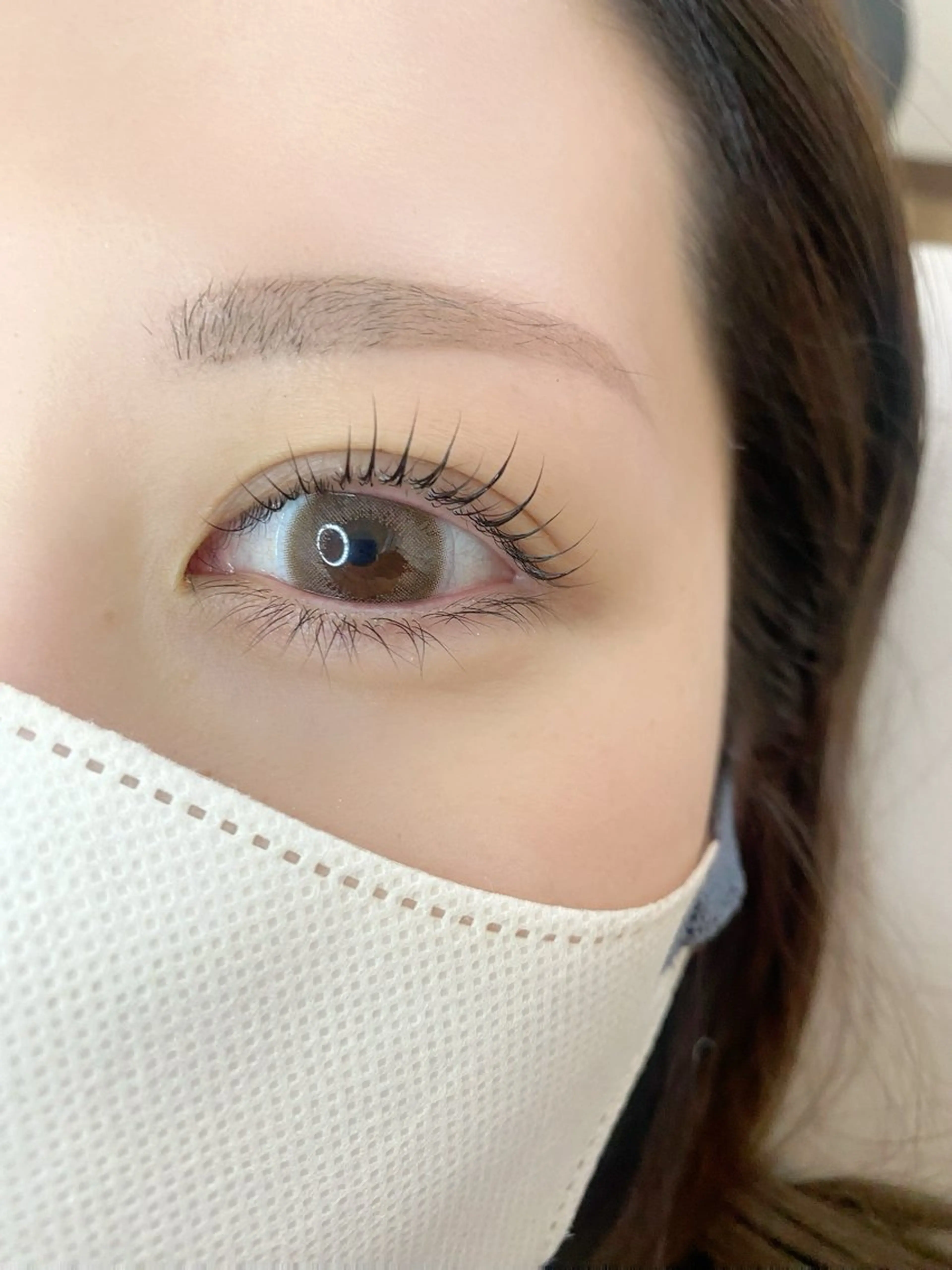 【最新まつ毛パーマ&美眉Wax】¥9000の写真