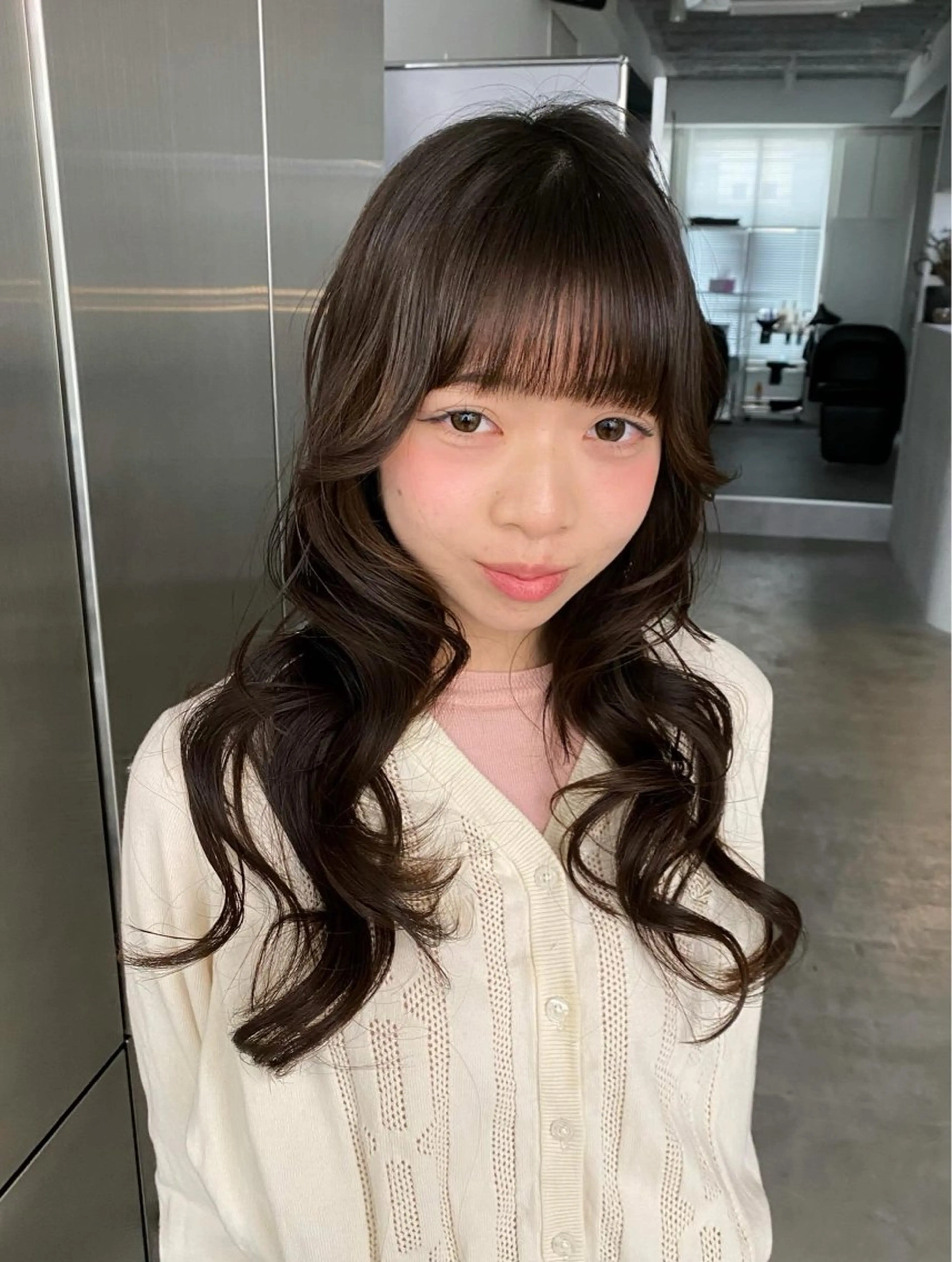 ロング カラー ヘアアレンジ ヘアカラー 🟡当日可/天神大名 ハイトーン/レイヤーのヘアスタイル