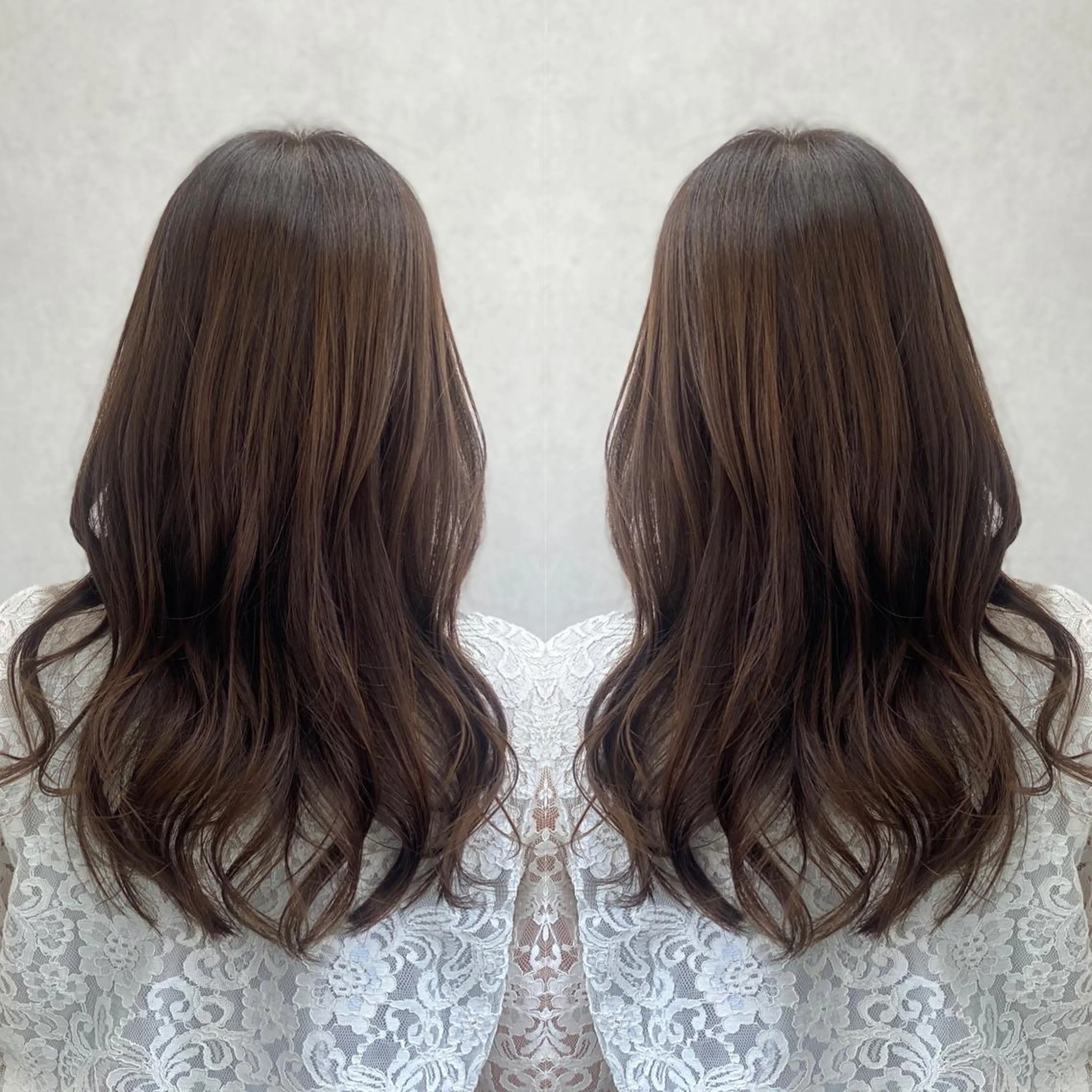 ロング カラー カット トリートメント tocca 💜石田愛結💜のヘアスタイル