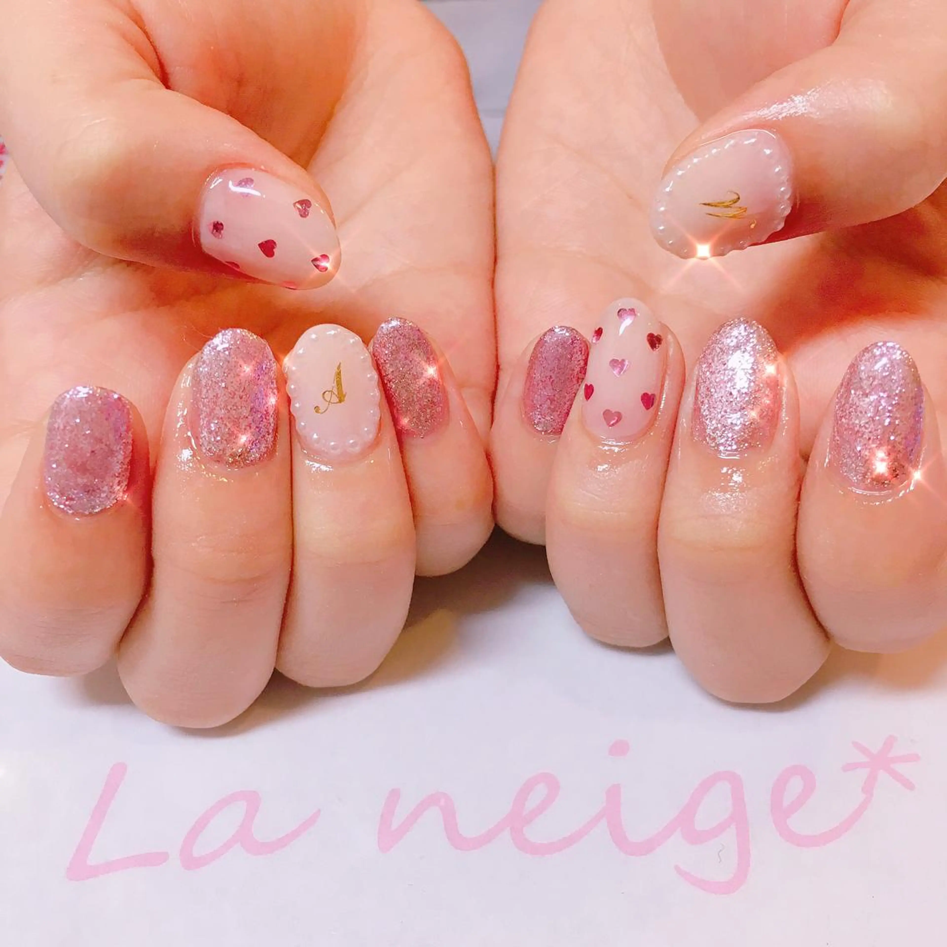 ネイル La neige* yuki 🥯🍑のネイルデザイン