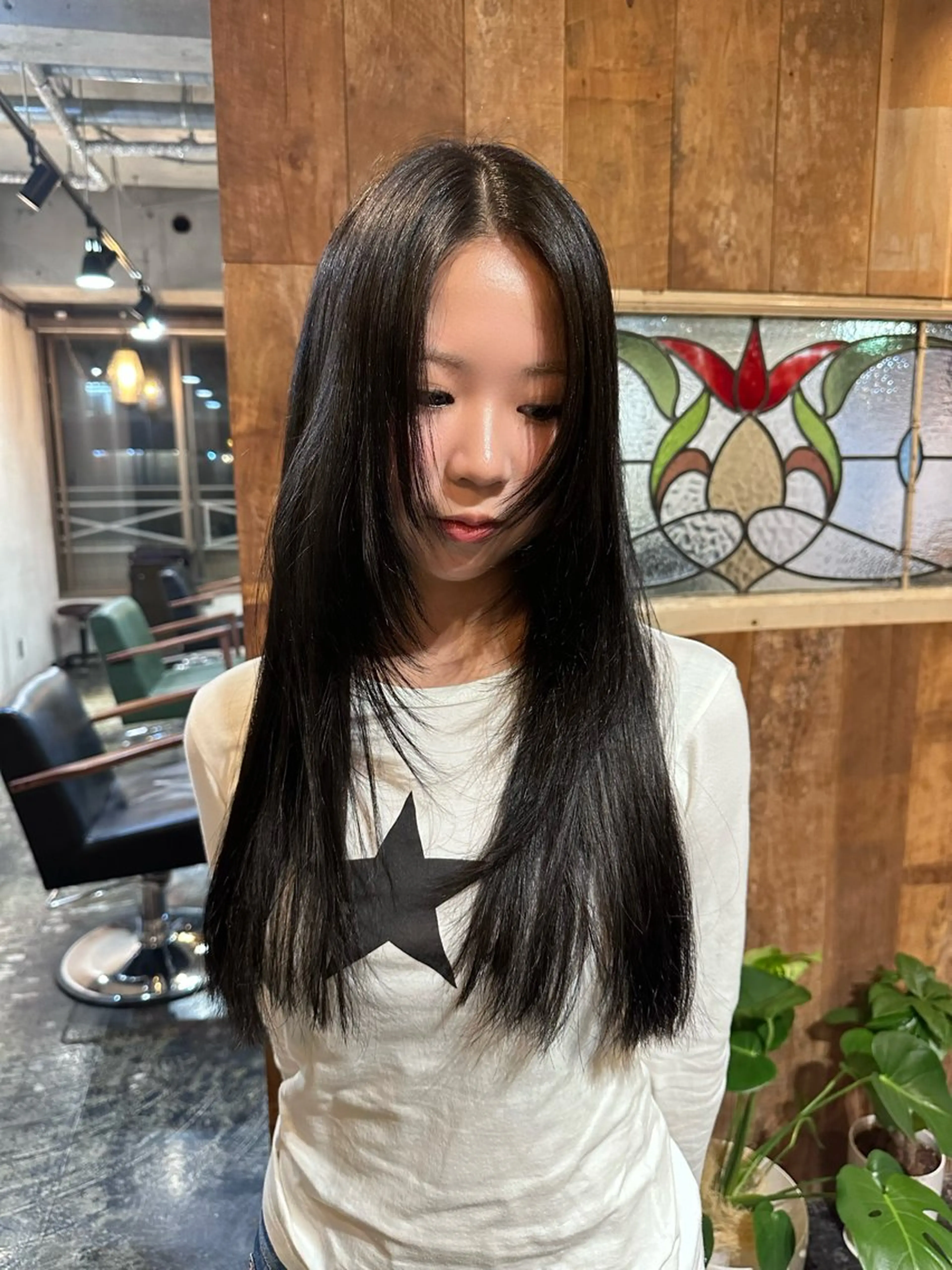 ロング カットモデル/カラー rionのヘアスタイル