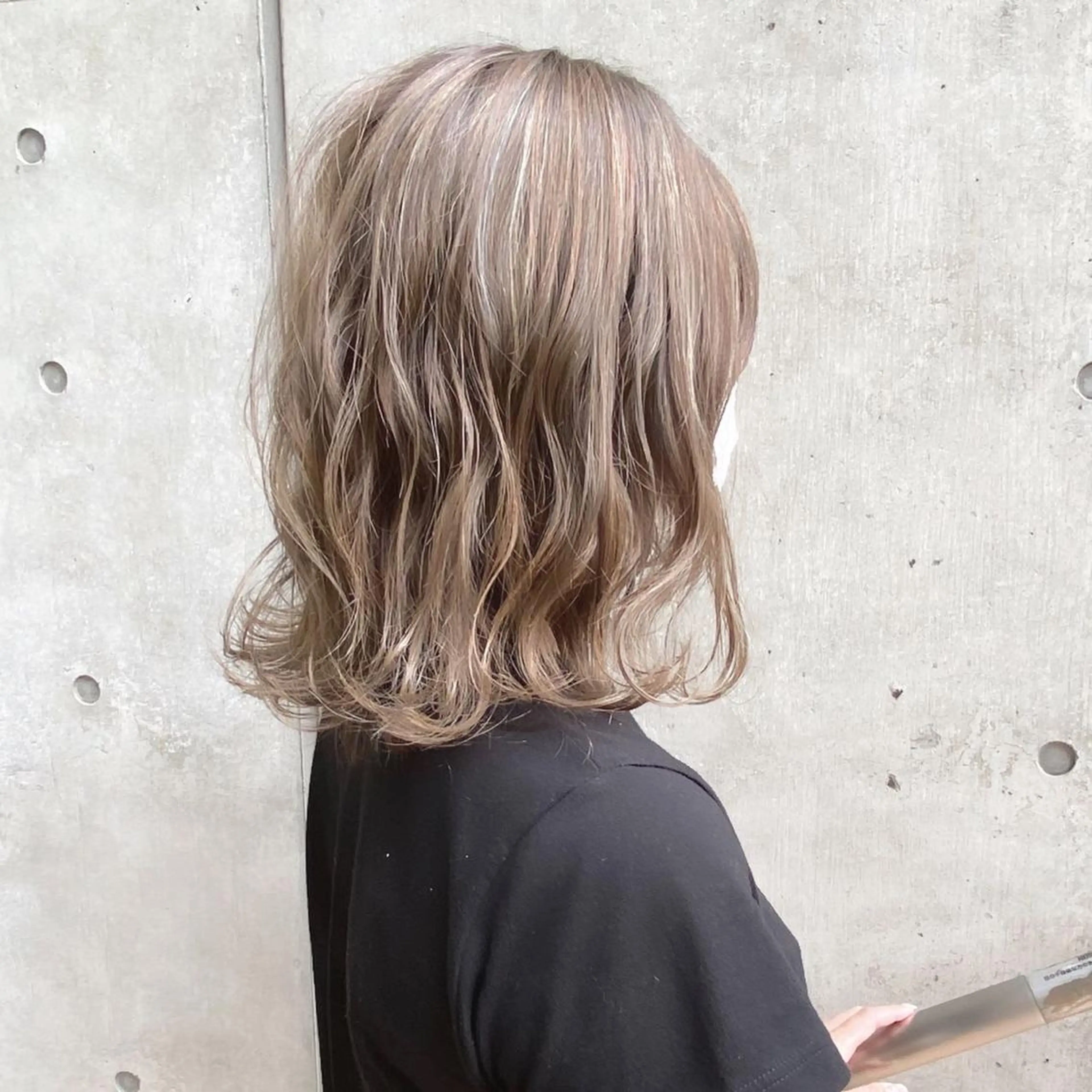 ミディアム カラー パーマ ヘアアレンジ キッズ ネイル マツエク・マツパ ベージュカラー ハイライトカラー ハイライト カット ヘアカラー トリートメント uno pulir所属・トップスタイリスト 永尾拓也のその他イメージ