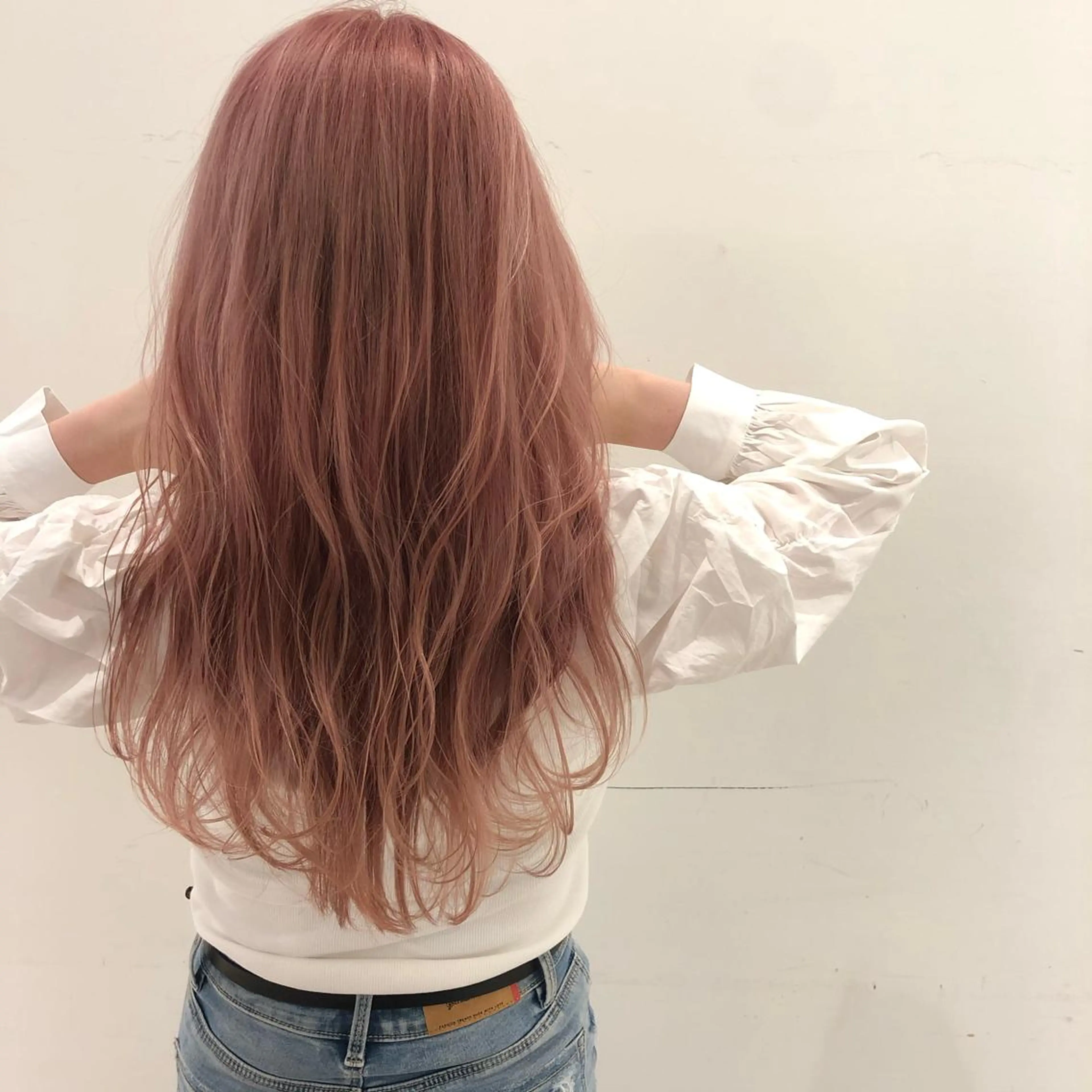 セミロング カラー ハイライトカラー ハイライト 髪質改善 小顔カット platinam doll南草津店のマツエク・マツパデザイン