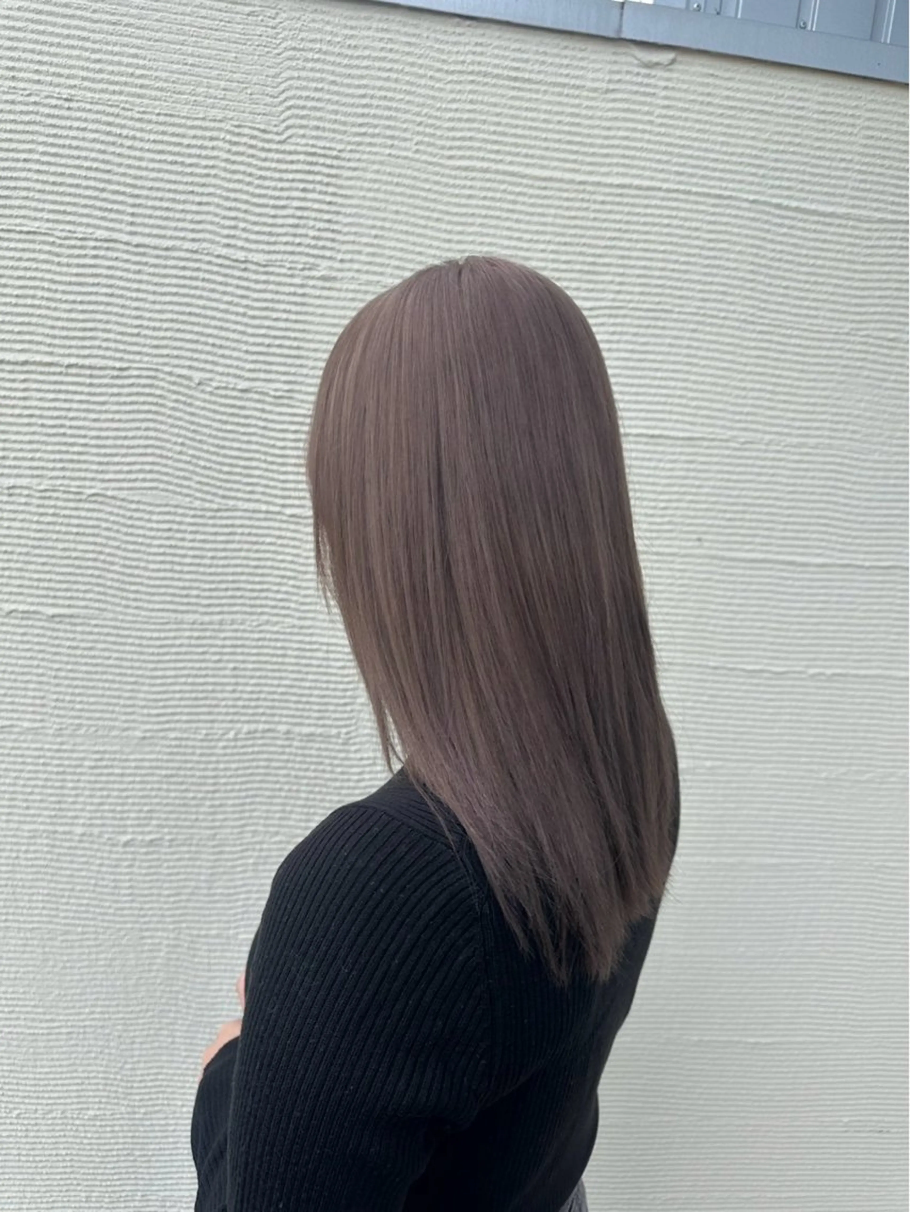 セミロング カラー 大門 怜以のヘアスタイル