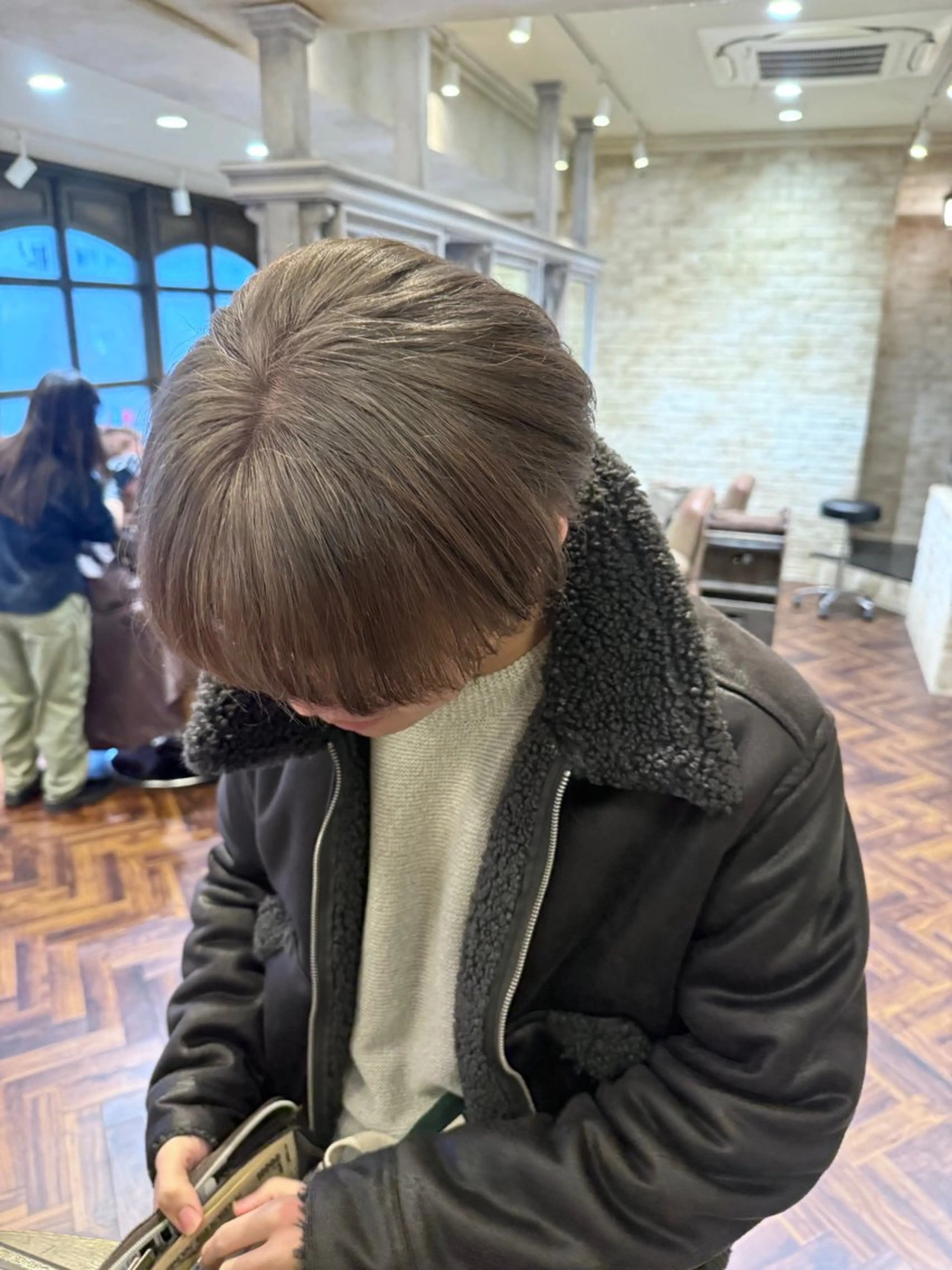 メンズ カット ヘアカラー A M Iのヘアスタイル