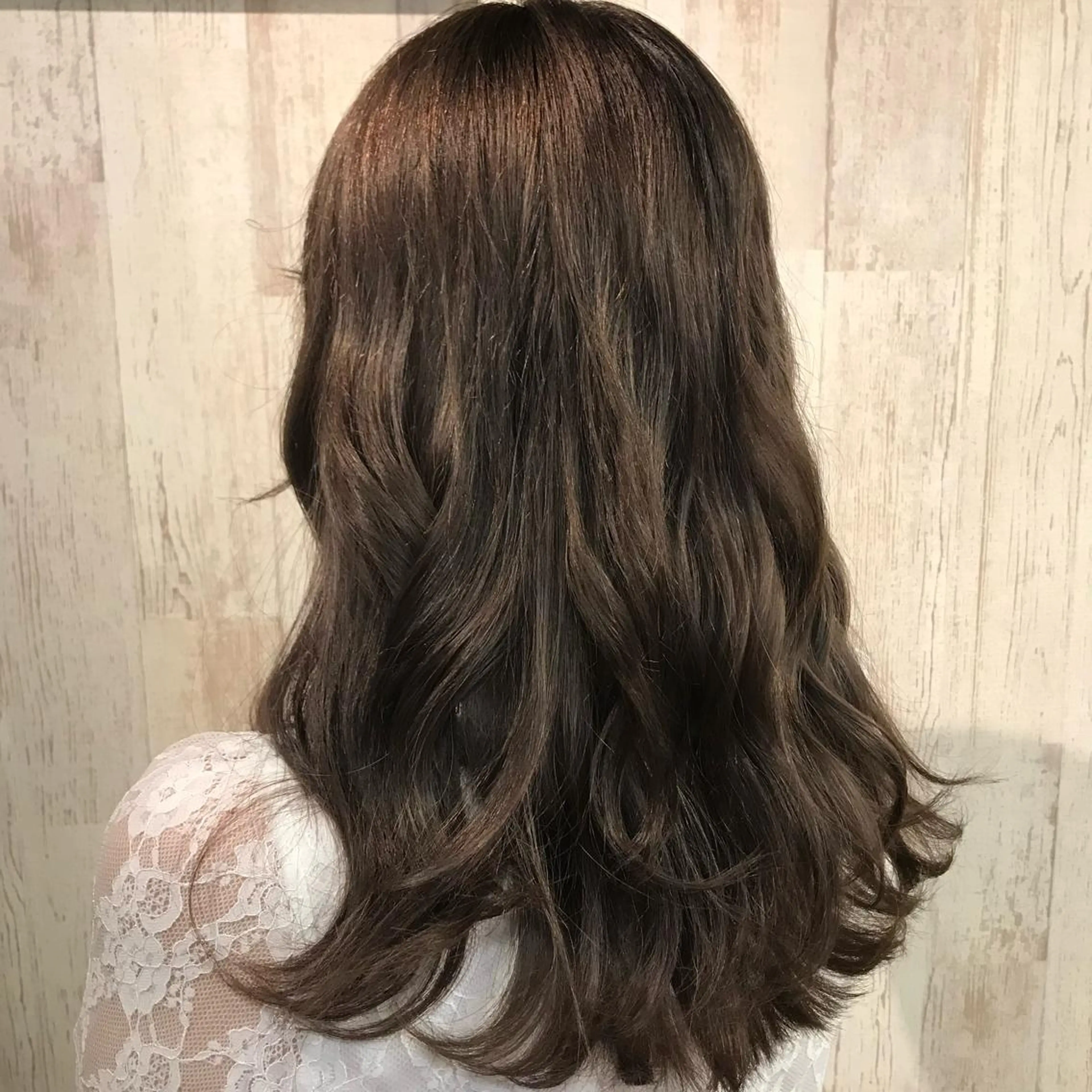 セミロング ヘアカラー Ayaka🩰🎀 ガーリー/暖色♡のヘアスタイル