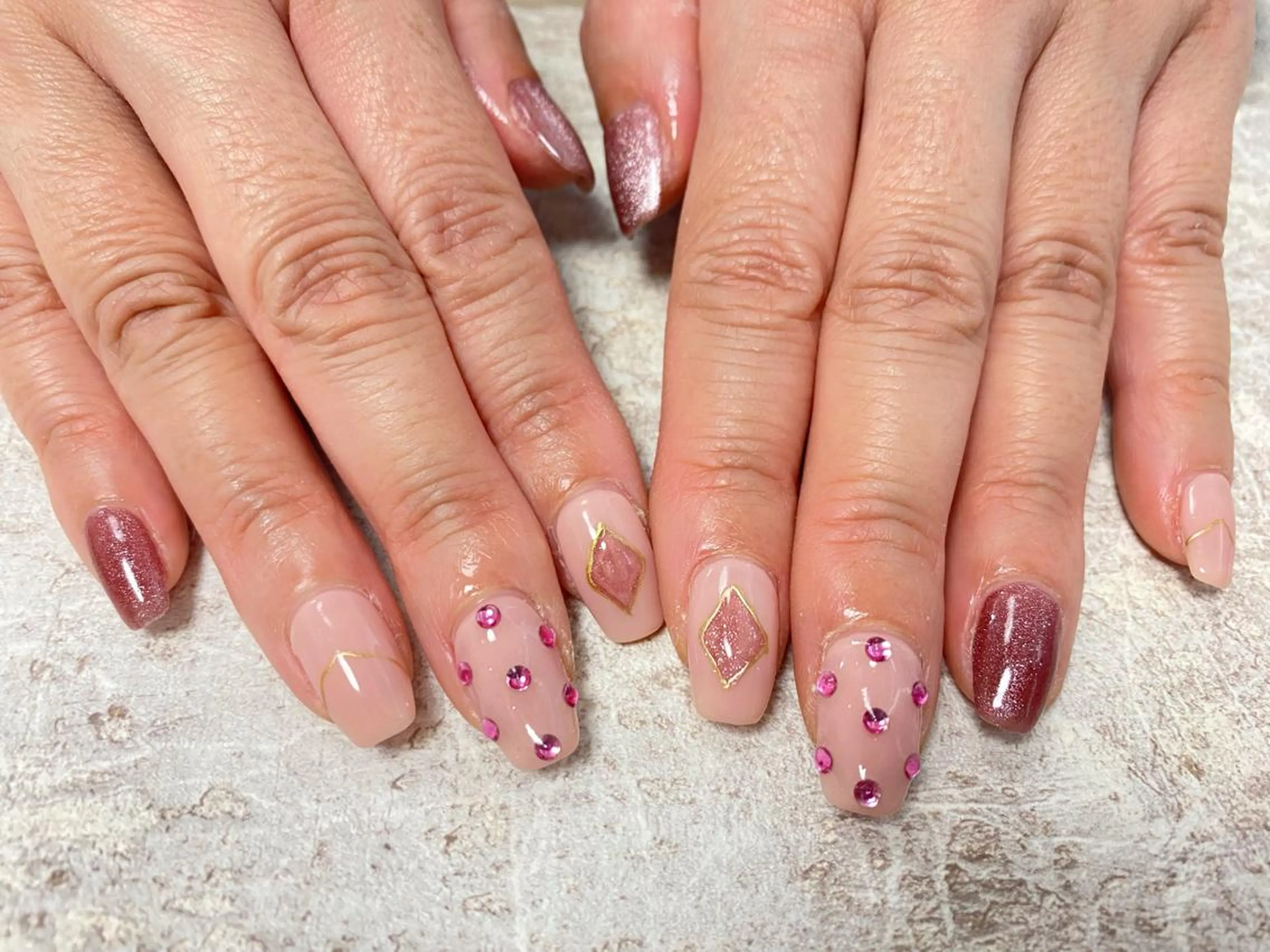 ネイル ハンドネイル Mogu nail 二子玉川のネイルデザイン