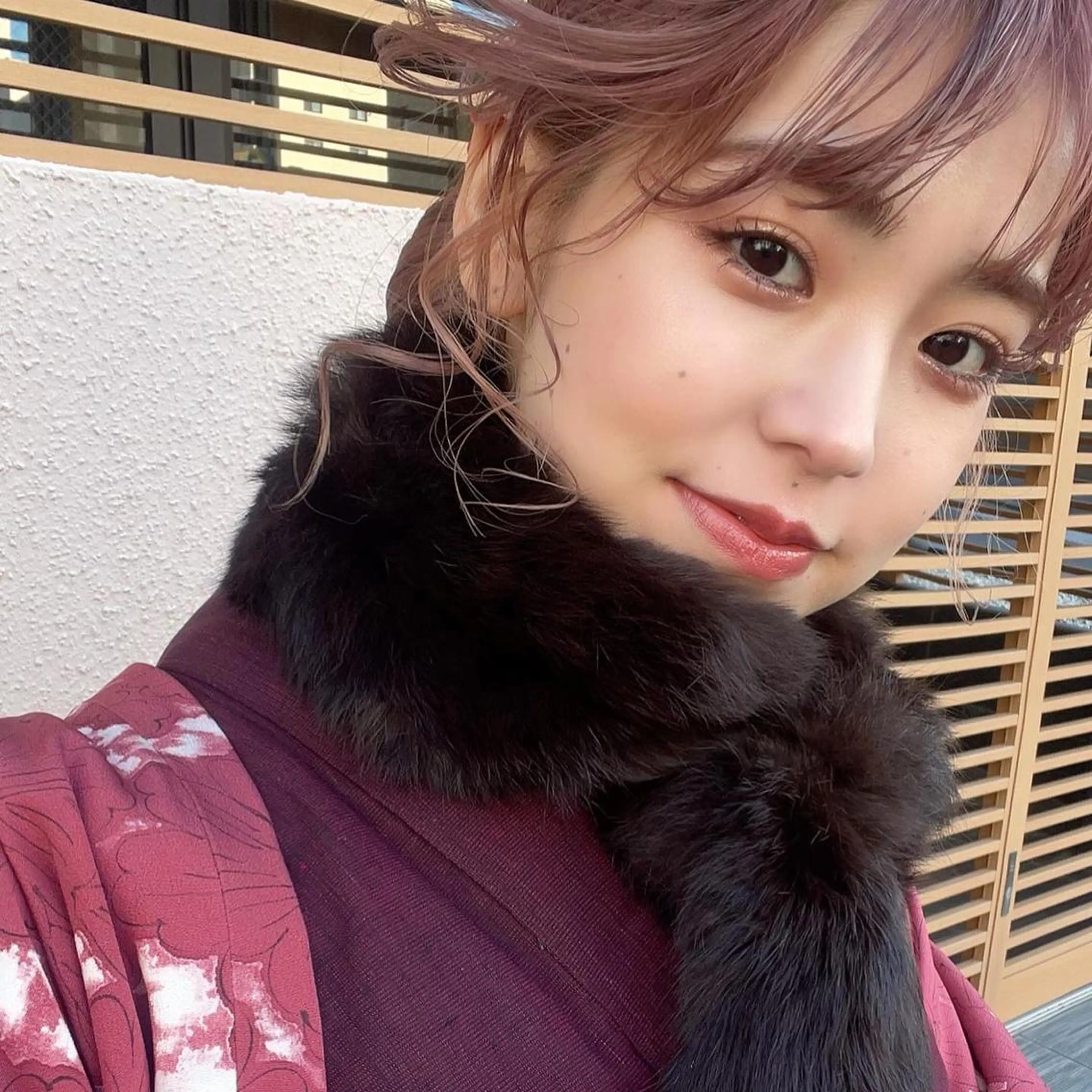 セミロング カラー ヘアアレンジ カット ヘアカラー トリートメント ヘッドスパ ヘアセット 【柔らか透明感✨/ 似合せ前髪】大石葉月のヘアスタイル