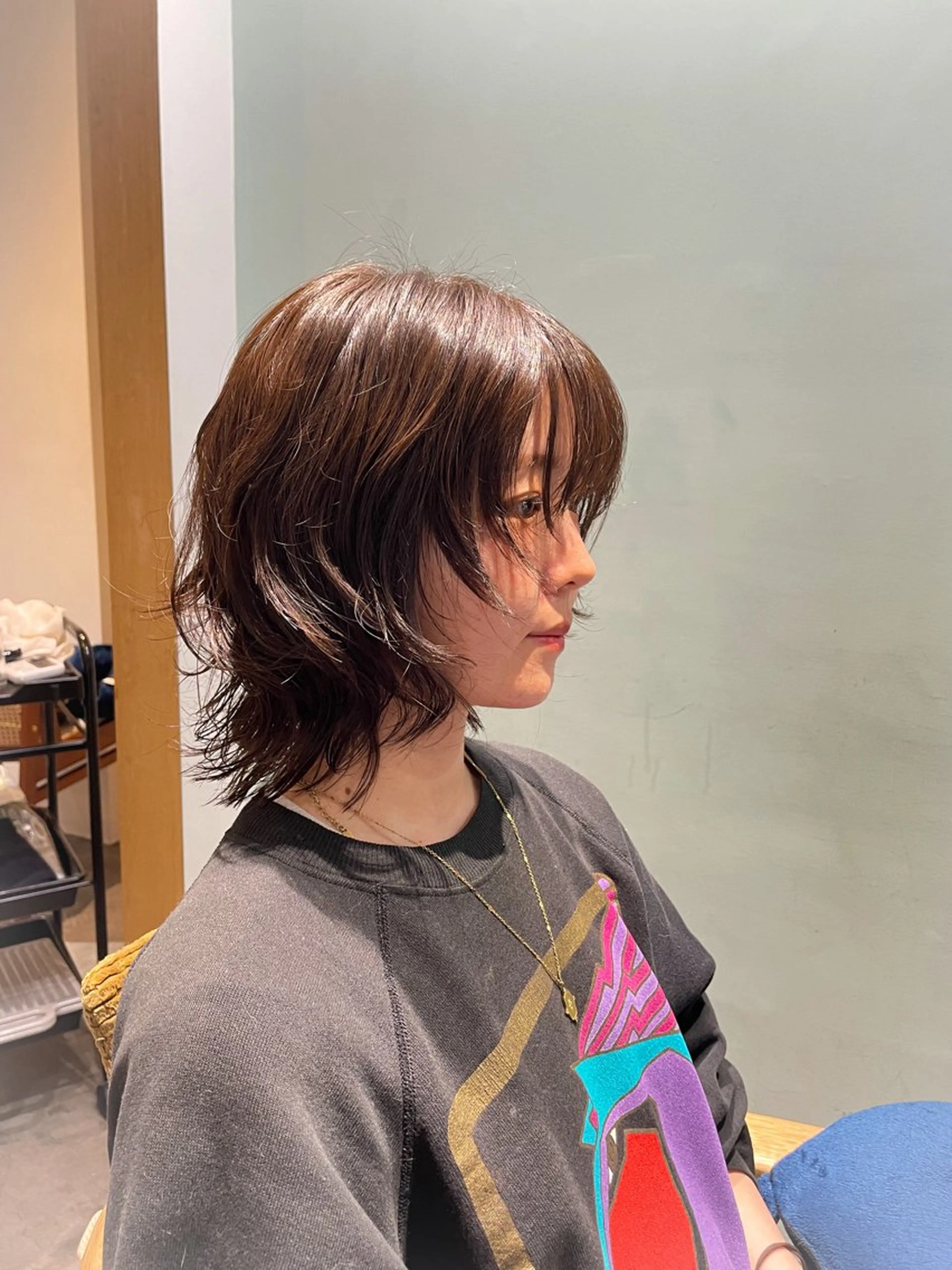 ミディアム 大人ショート/鎌倉/ カット/edA.菫のヘアスタイル