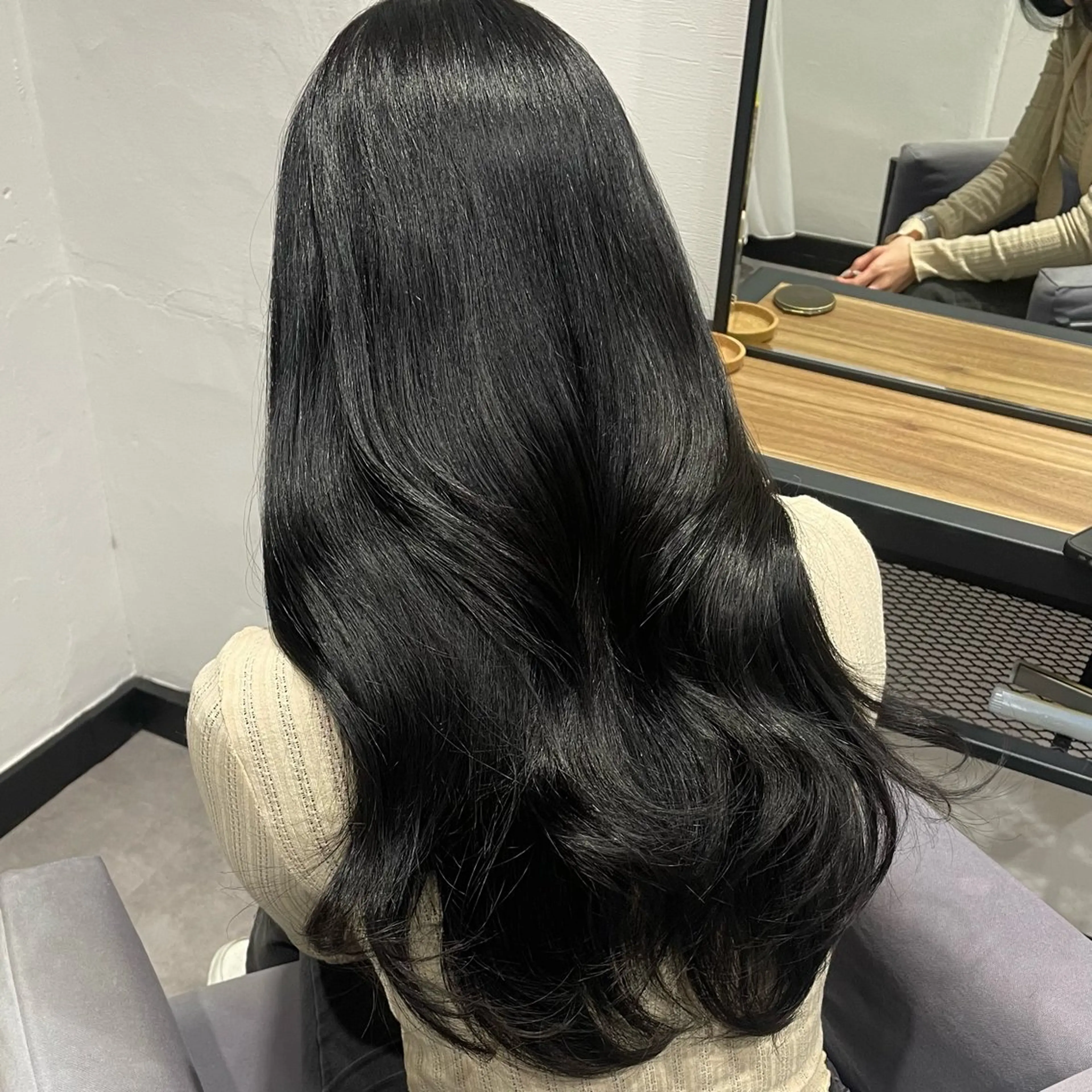 ロング カラー 学生 ヘアカラー 都島美容室 rion 🌛のヘアスタイル