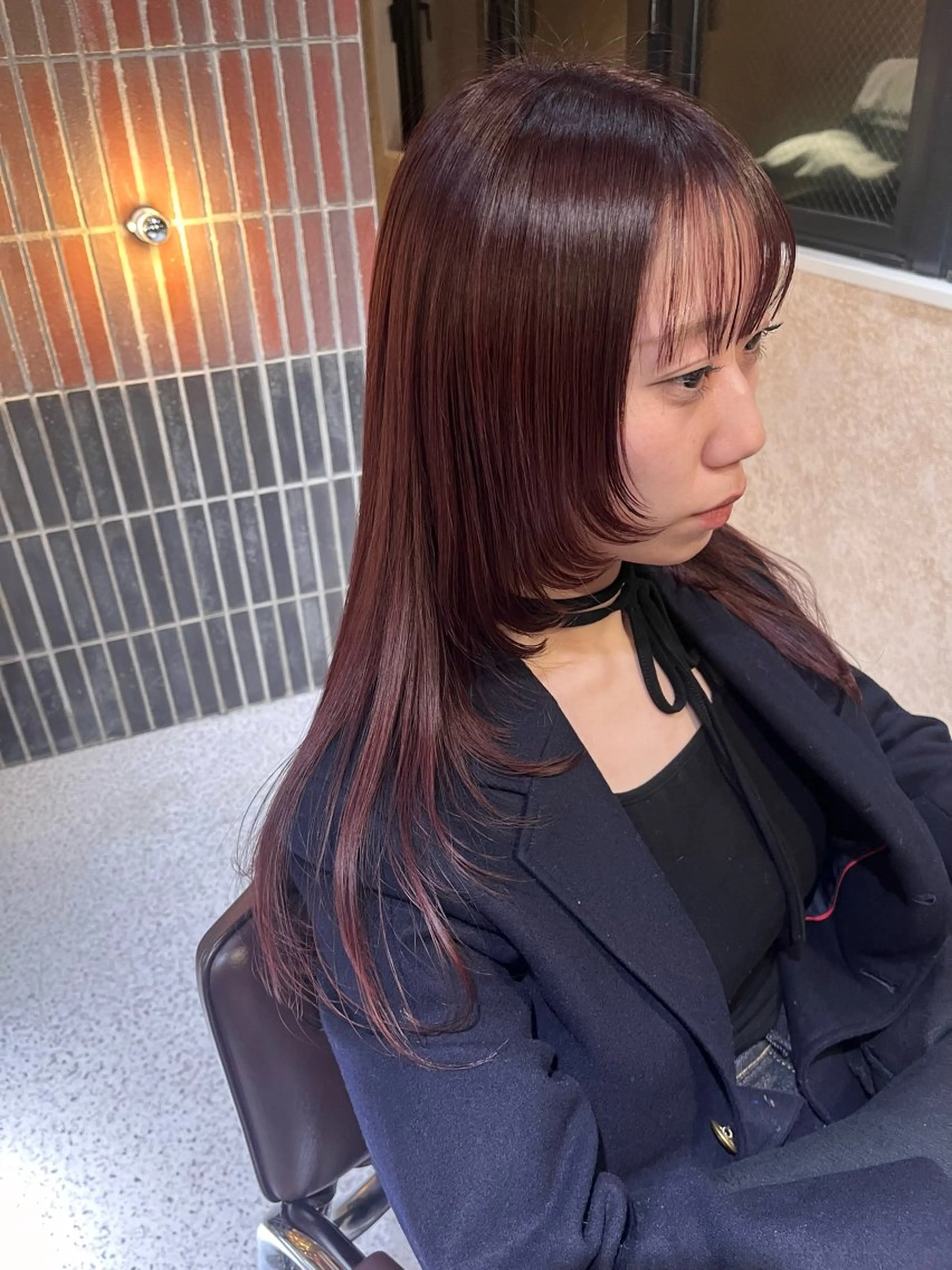 ロング col sapporo所属・あざと可愛い💓 盛れる顔まわり/uiのヘアスタイル