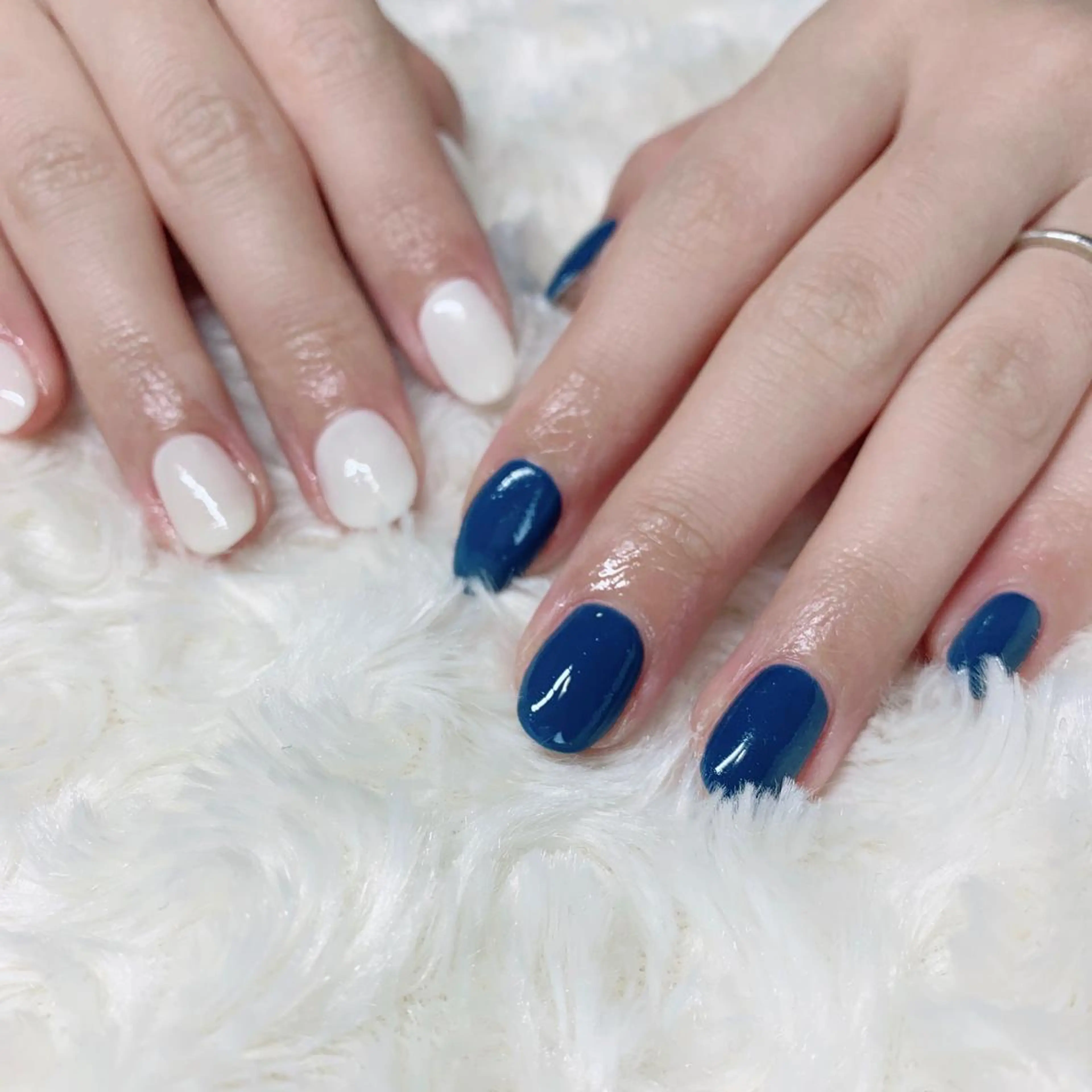 カラー ネイル ハンドネイル Cozy_ ilumのネイルデザイン