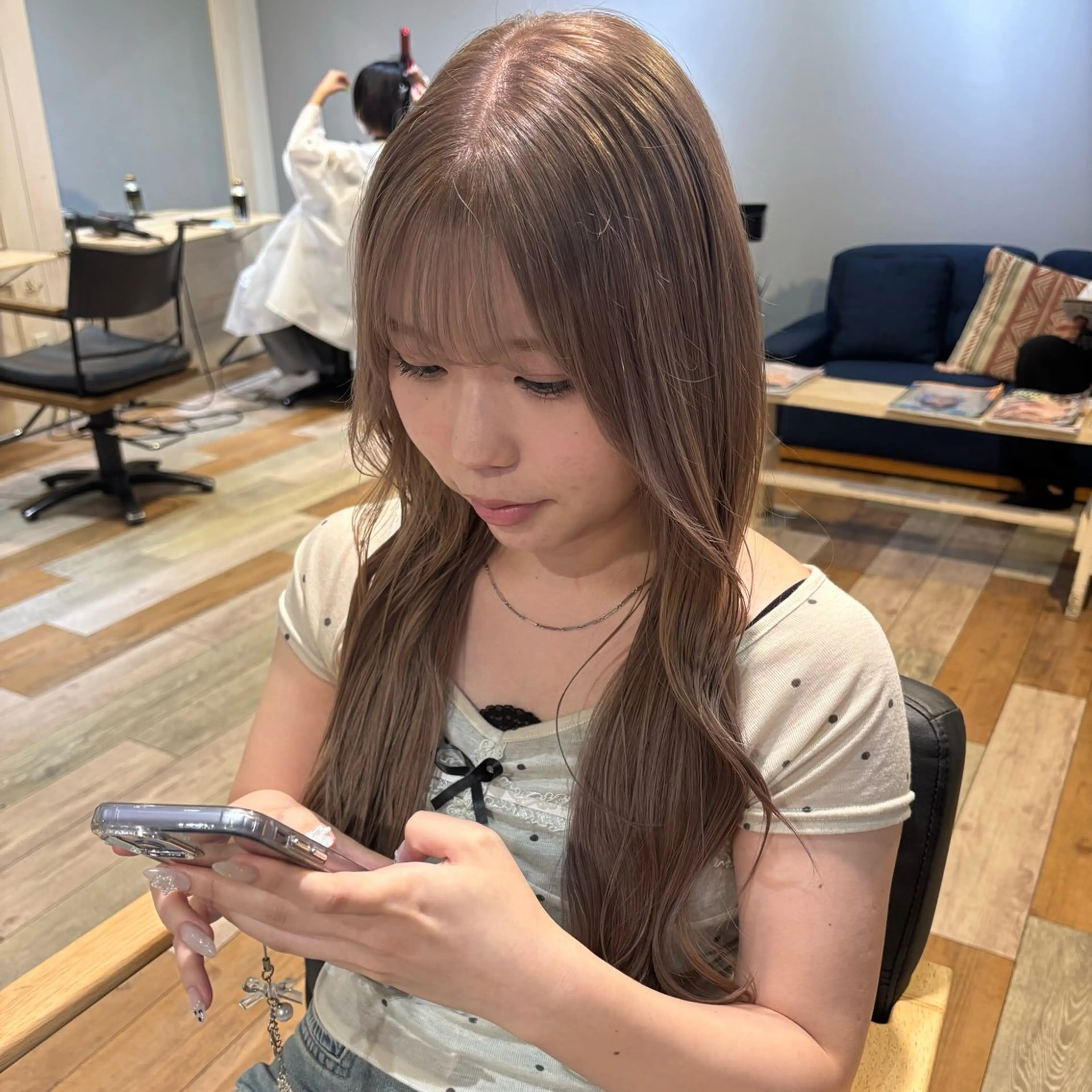 TOKIOトリートメント✨透明感カラー＋髪質改善TOKIOトリートメントの写真