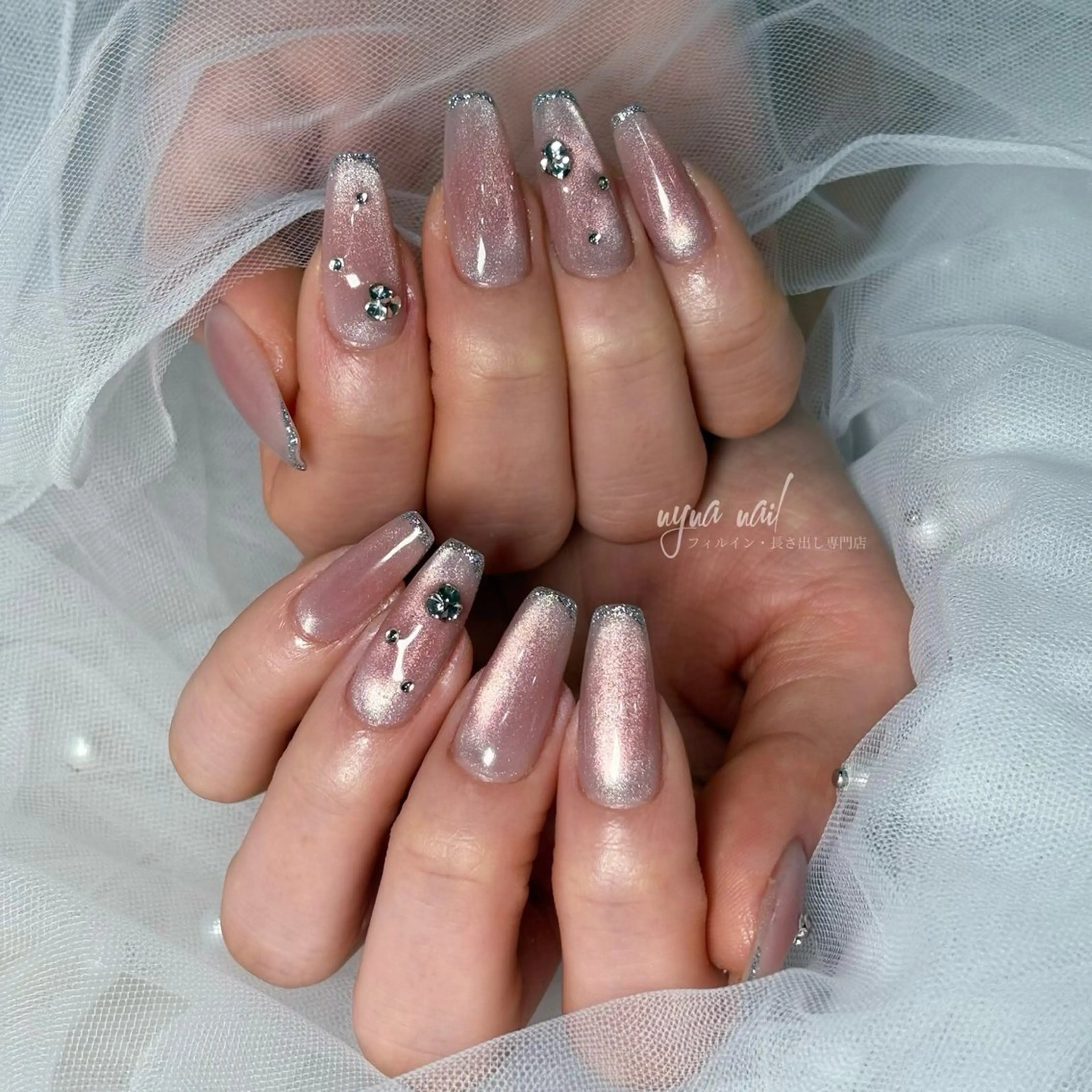 ネイル ハンドネイル 長さ出し専門 nynaのネイルデザイン