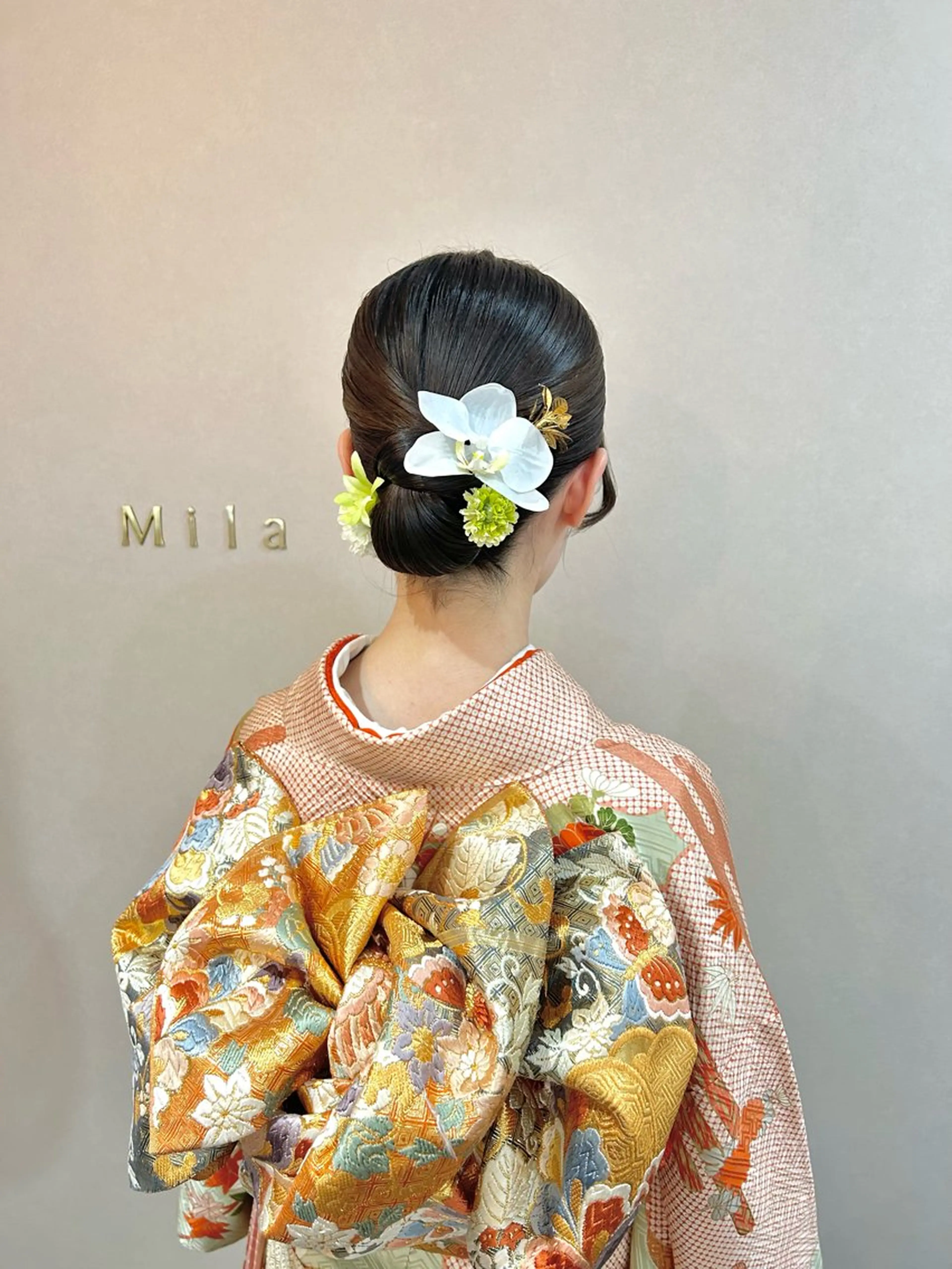 セミロング ヘアセット Mila Hazukiのヘアスタイル