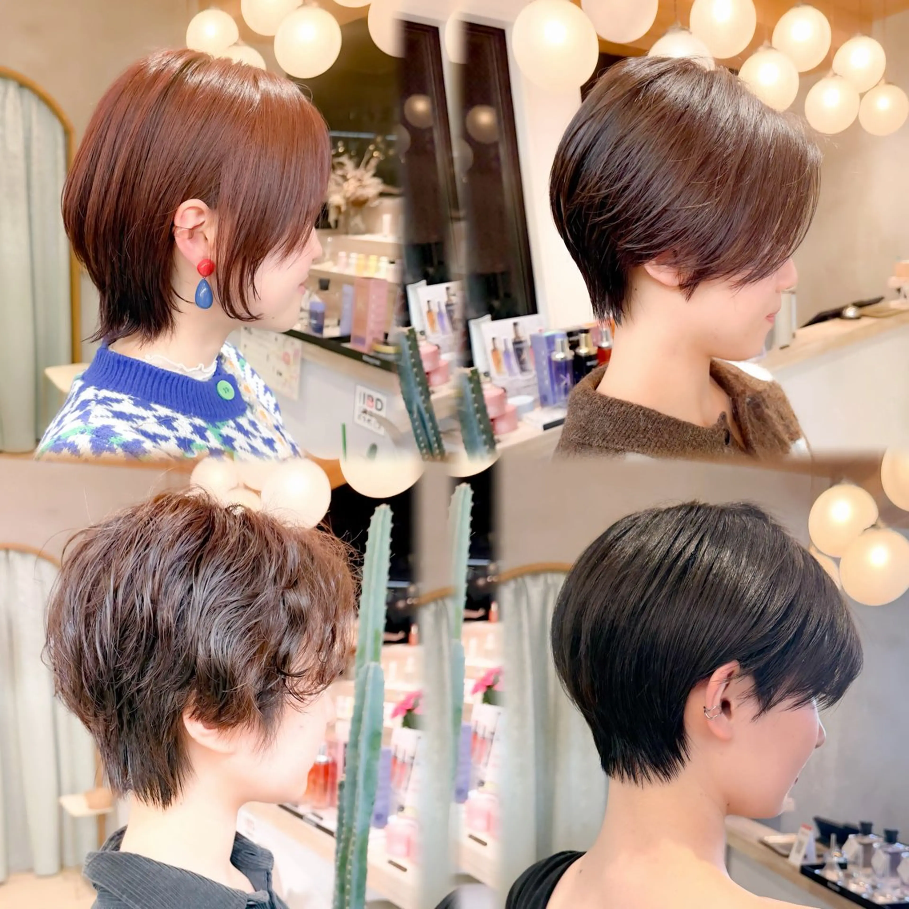 ショート カラー 髪質改善 ショートヘア カット ヘアカラー トリートメント 髪質改善✨縮毛矯正 ショートボブ/ともきのヘアスタイル