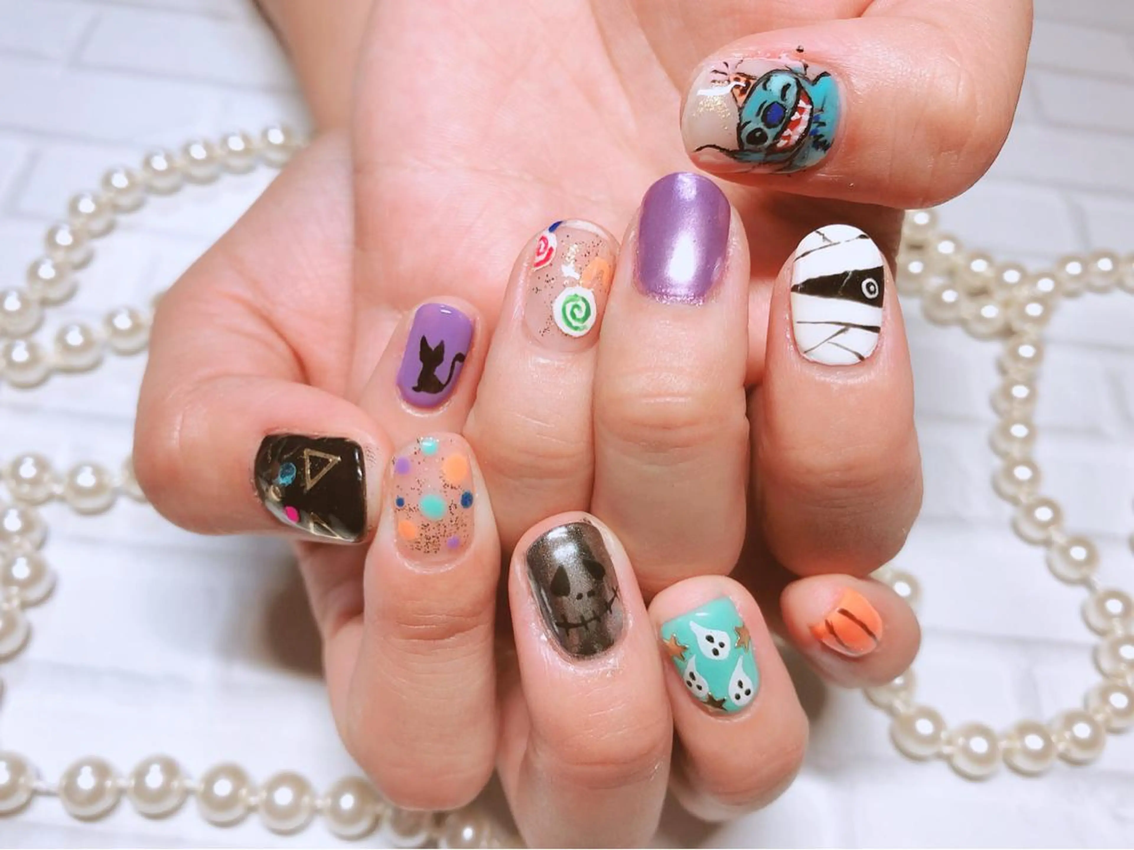 ネイル ハロウィン ハンドネイル フットネイル ネイルサロン HARRYS所属・ネイル･脱毛サロン HARRYSのエステ・リラクイメージ