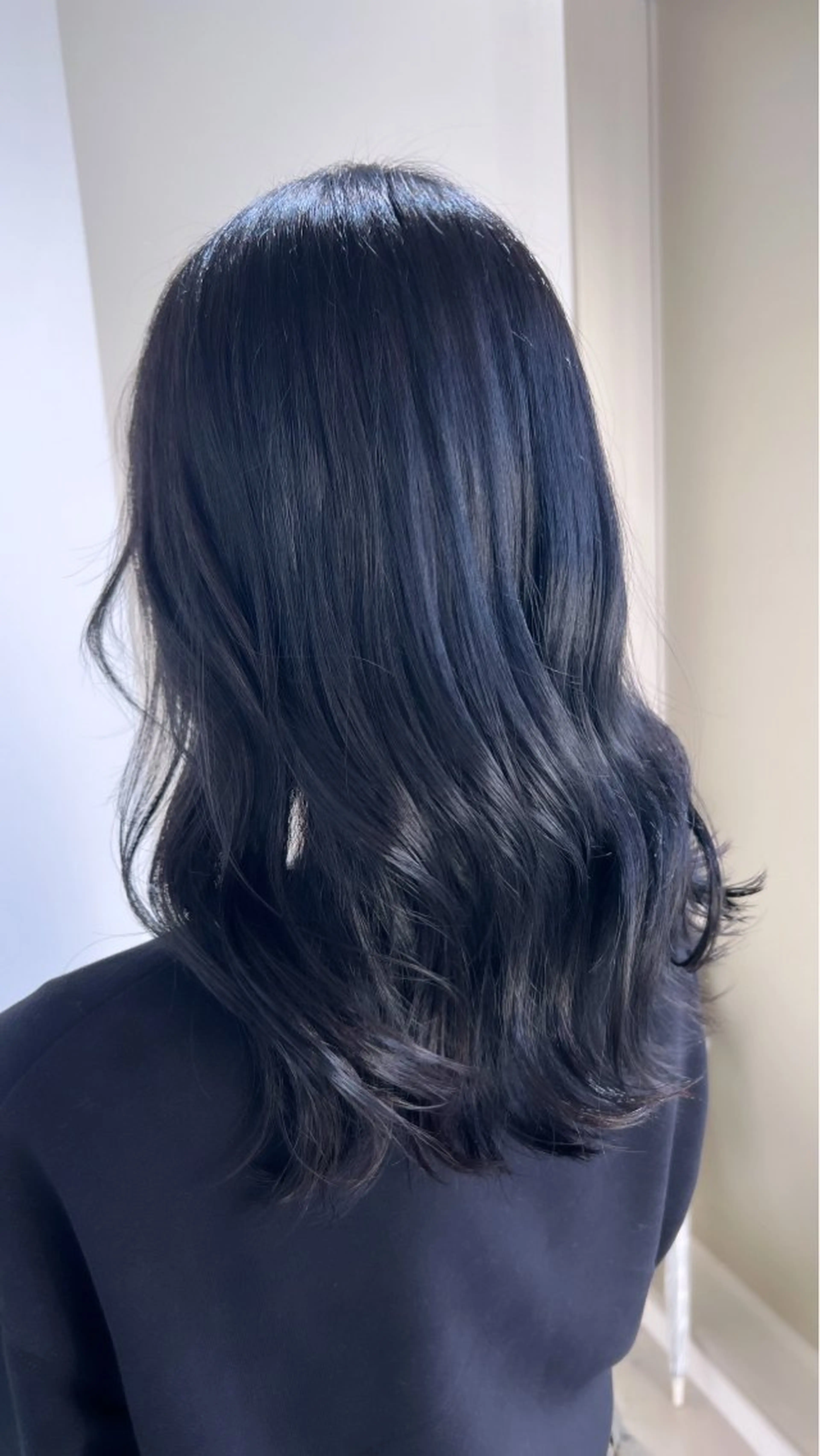 セミロング カラー EIGHT　樹梨 ／韓国ヘア🩶のヘアスタイル