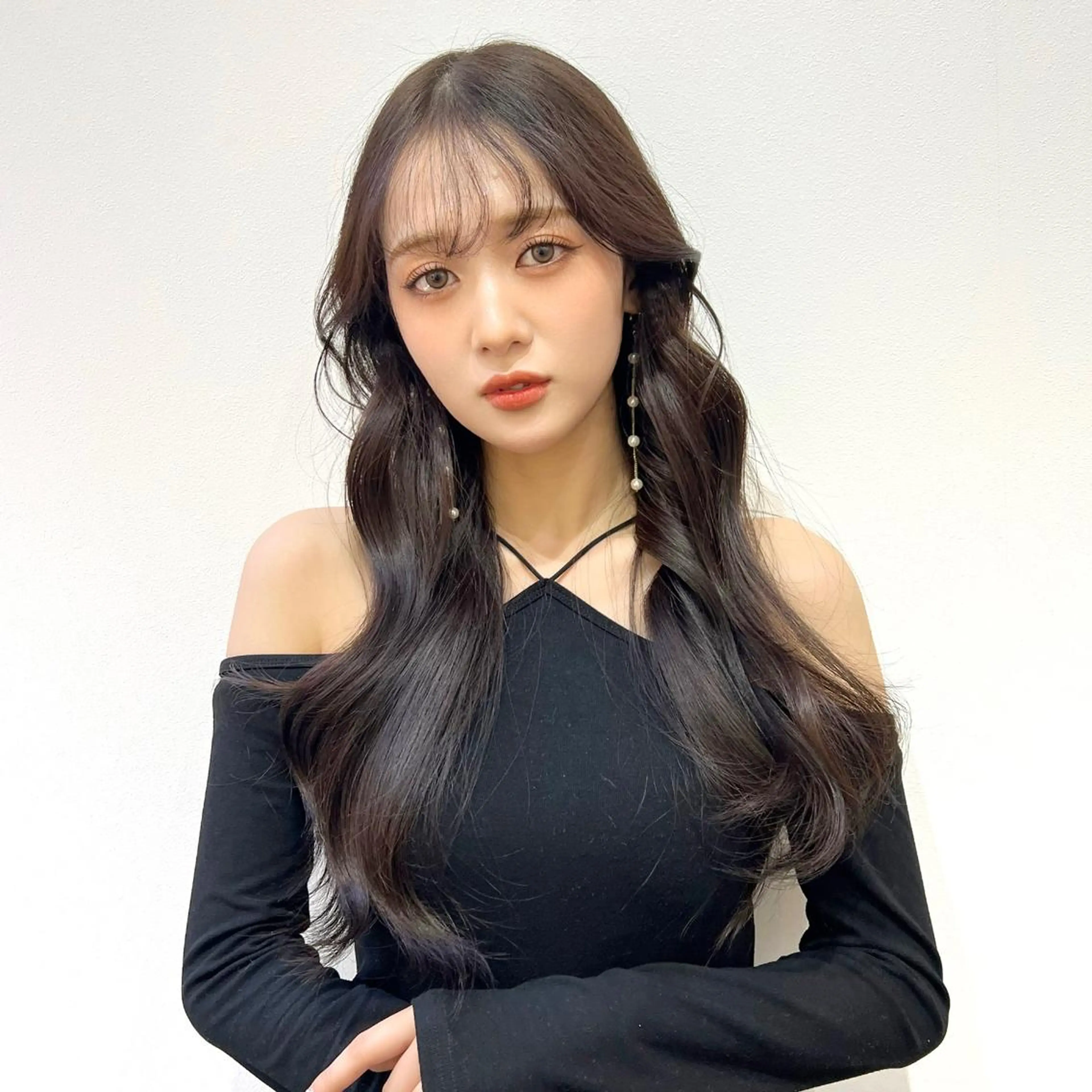 ロング カラー パーマ ヘアアレンジ くびれヘア 韓国風ヘア 顔まわり職人🇰🇷 韓国ヘア/KAITOのヘアスタイル