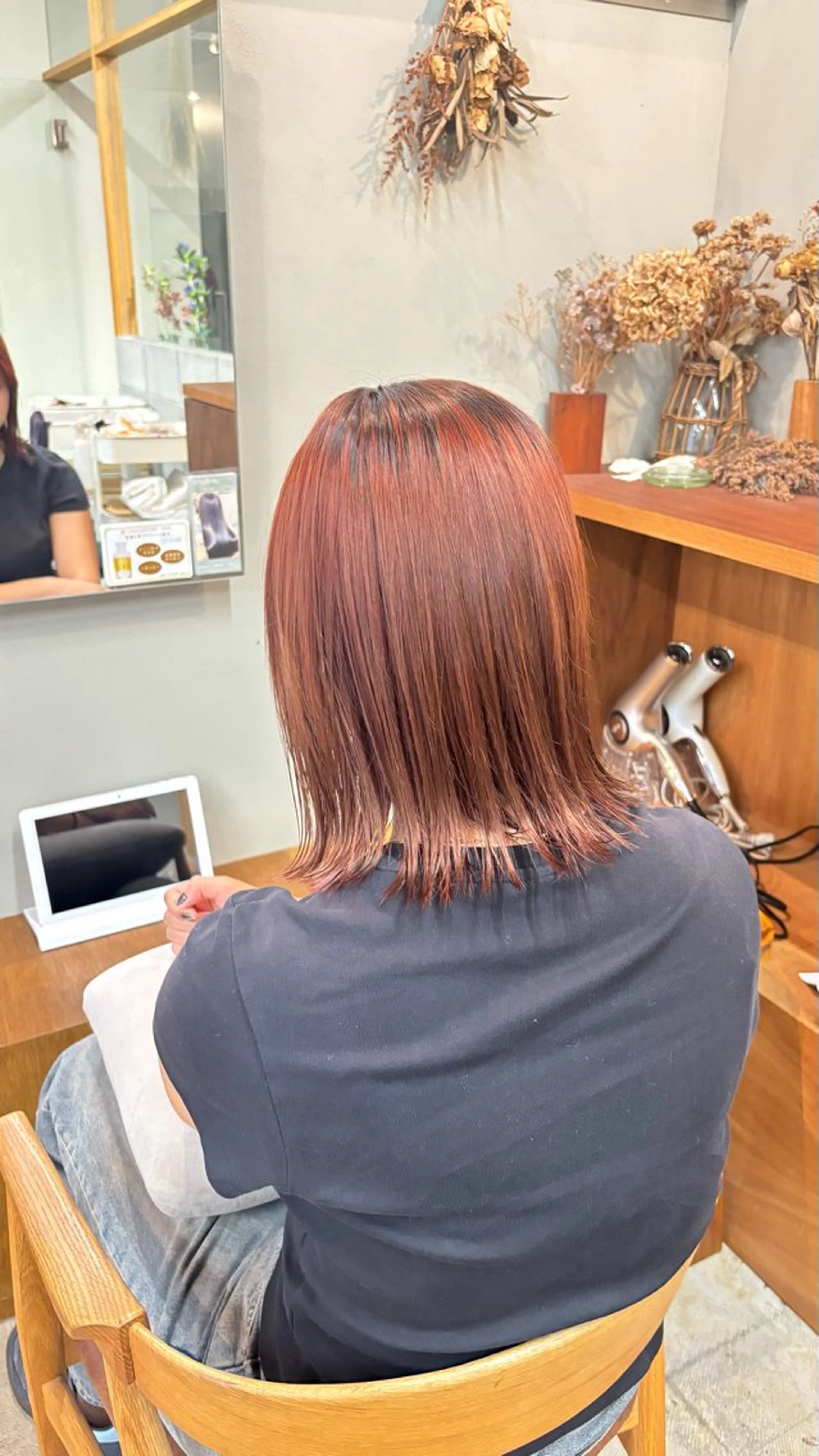 カラー ヘアカラー トリートメント 🌷花屋併設🌷 岡本明日実のヘアスタイル