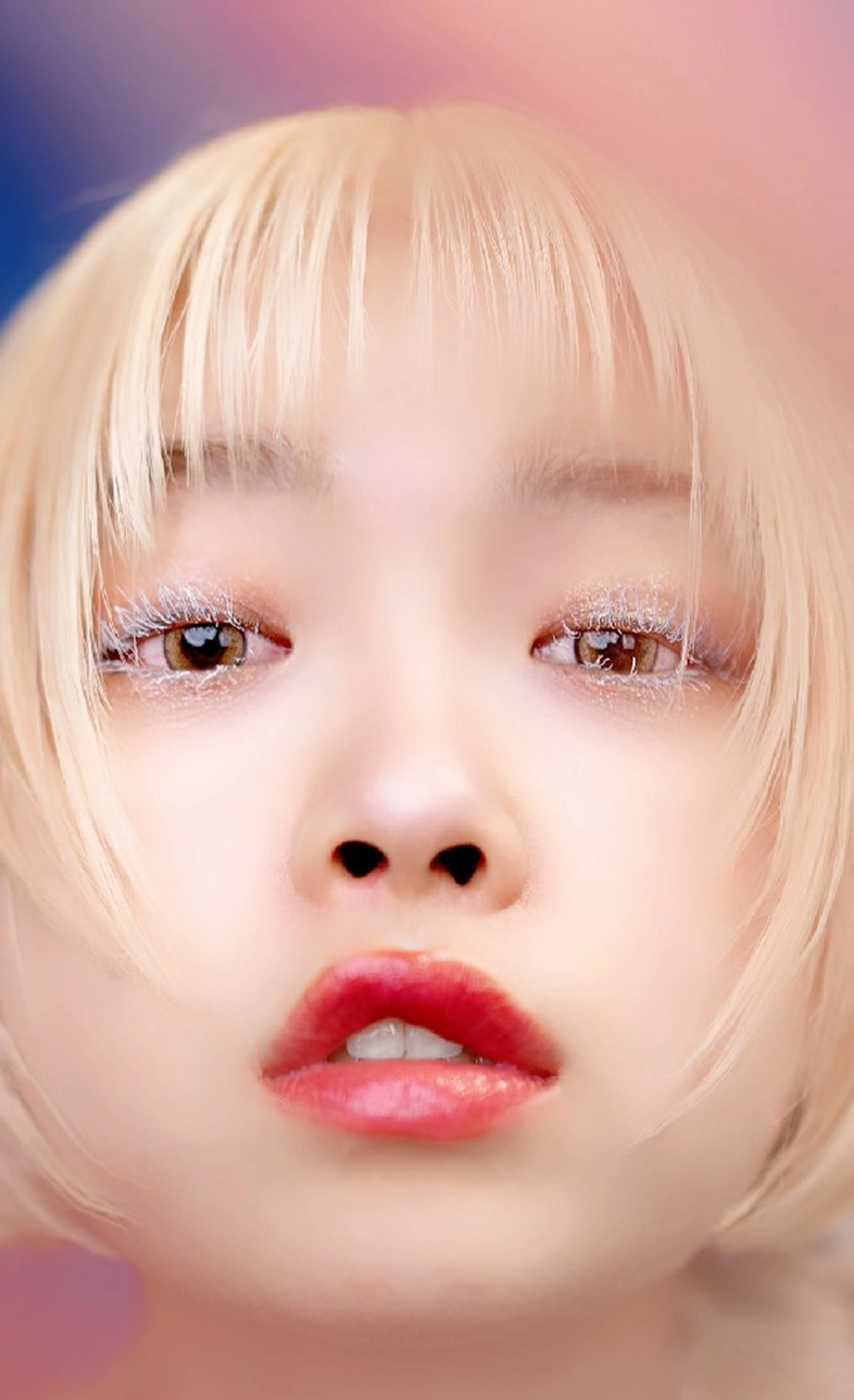 ショート カラー バレイヤージュ ブリーチ 狐カラー グラデーションカラー グレージュ Loop for hair所属・松尾 泰伸のヘアスタイル