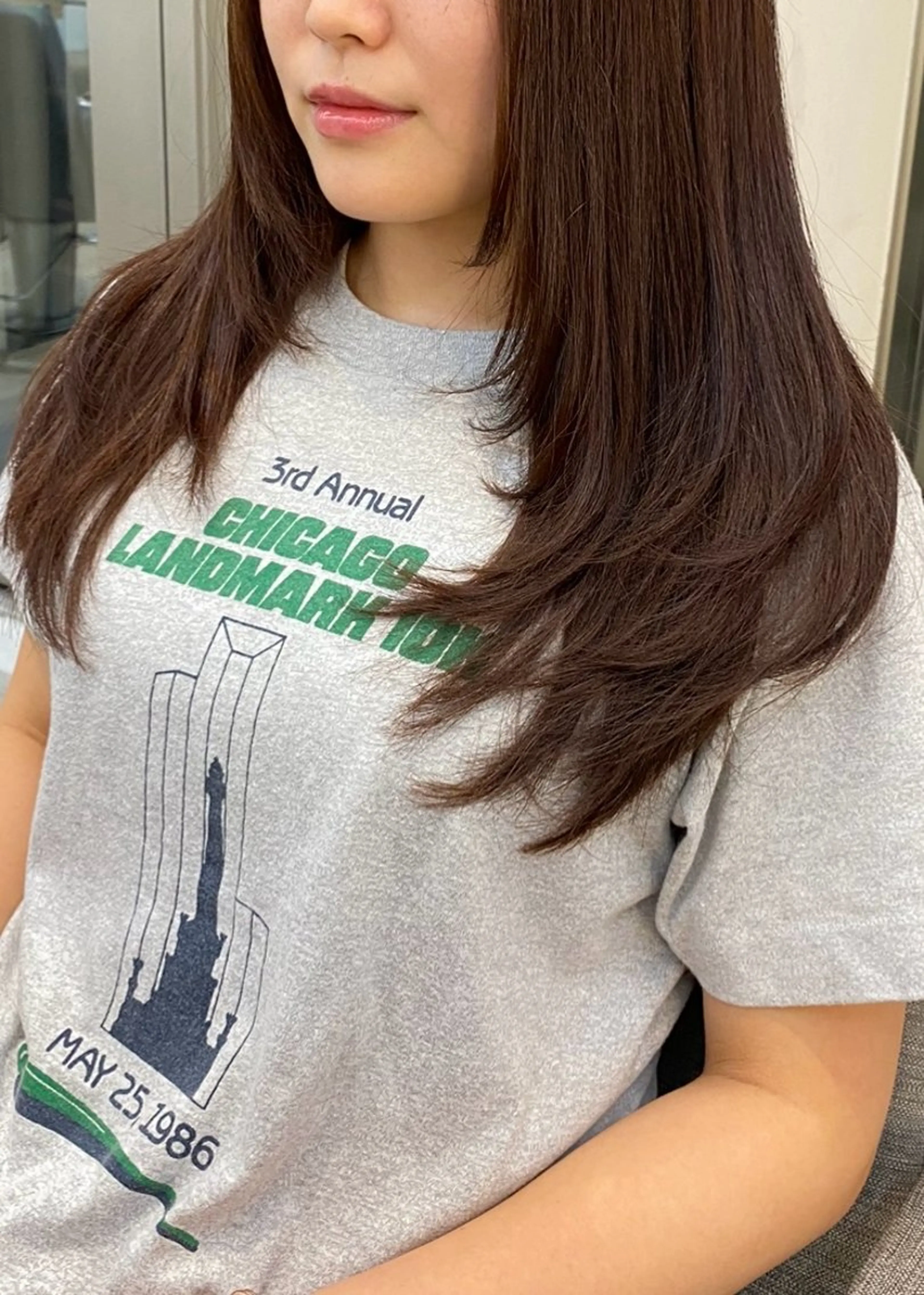 ロング カット nok所属・レイヤー/ベージュ/ どますず🌺のヘアスタイル