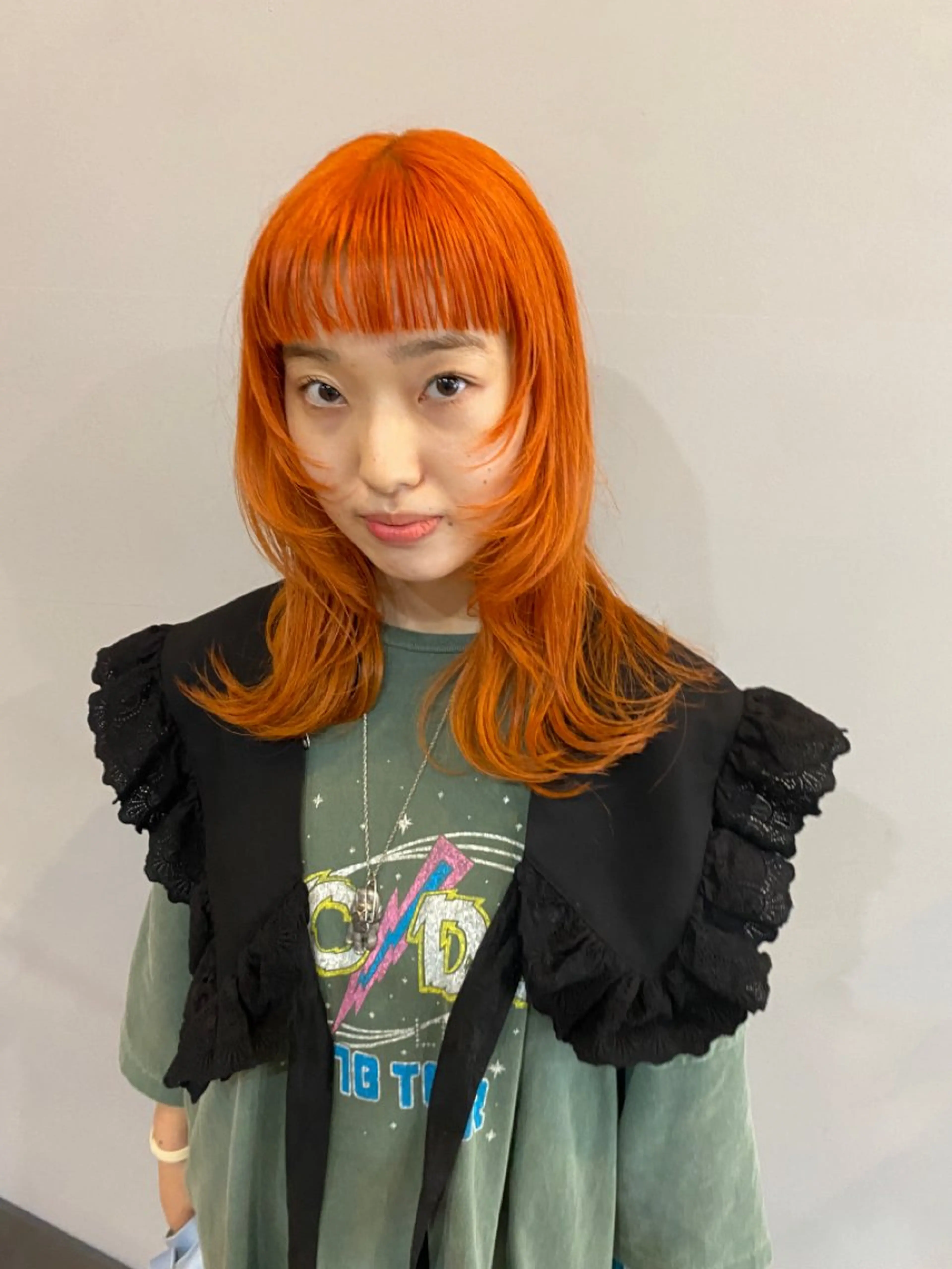 ロング カラー カット ヘアカラー F-card所属・shiga mariaのヘアスタイル